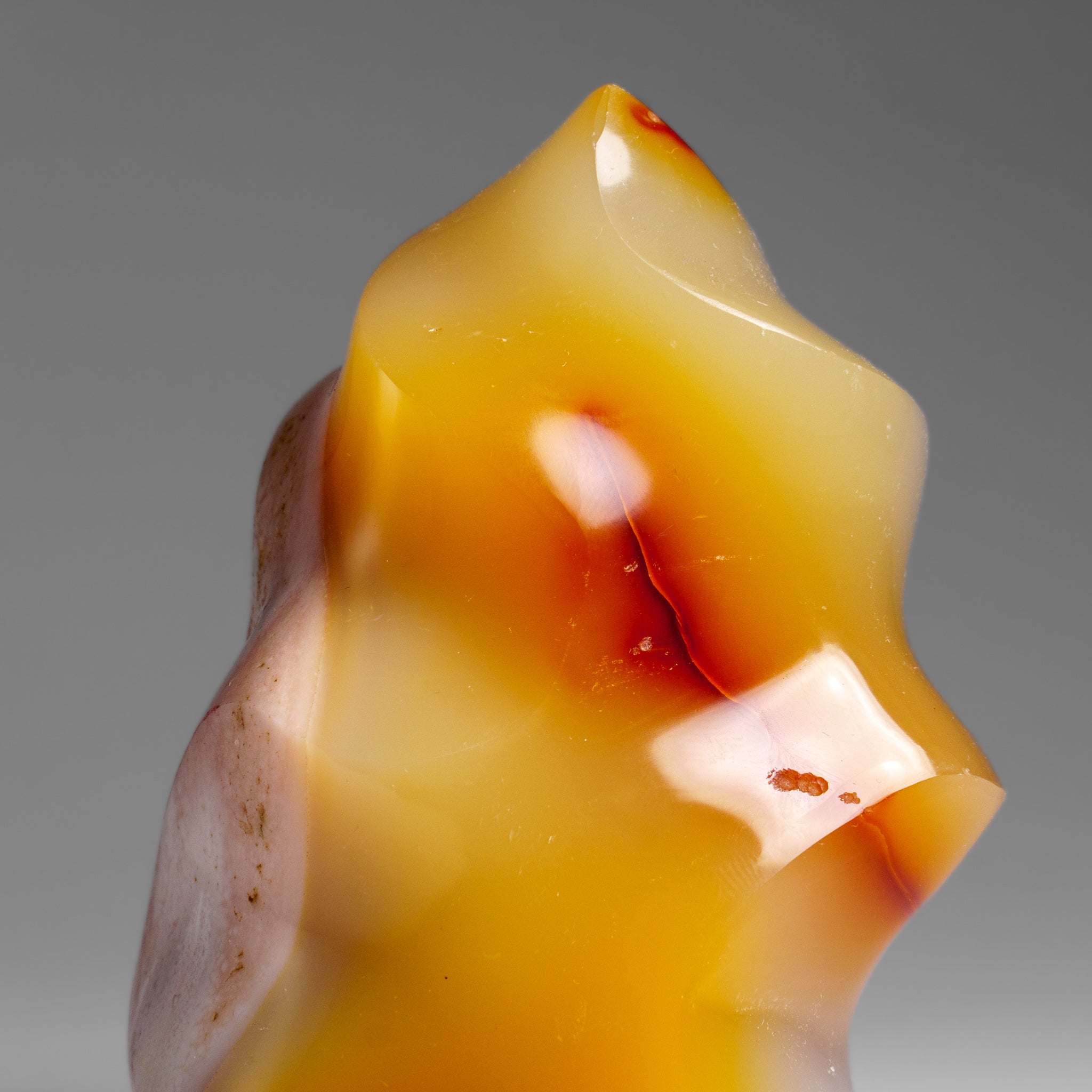 Genuine Polished Agate Flame Freeform from Madagascar (1 lb)