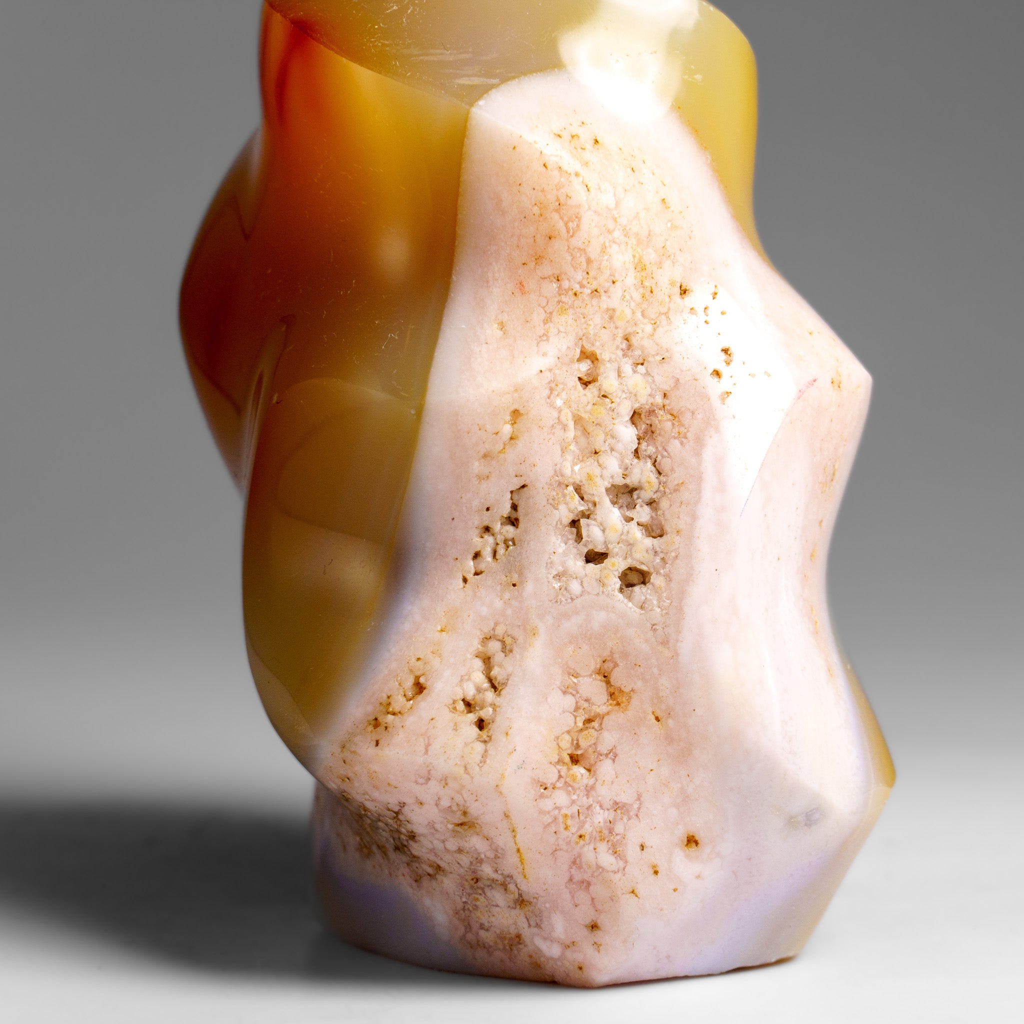 Genuine Polished Agate Flame Freeform from Madagascar (1 lb)