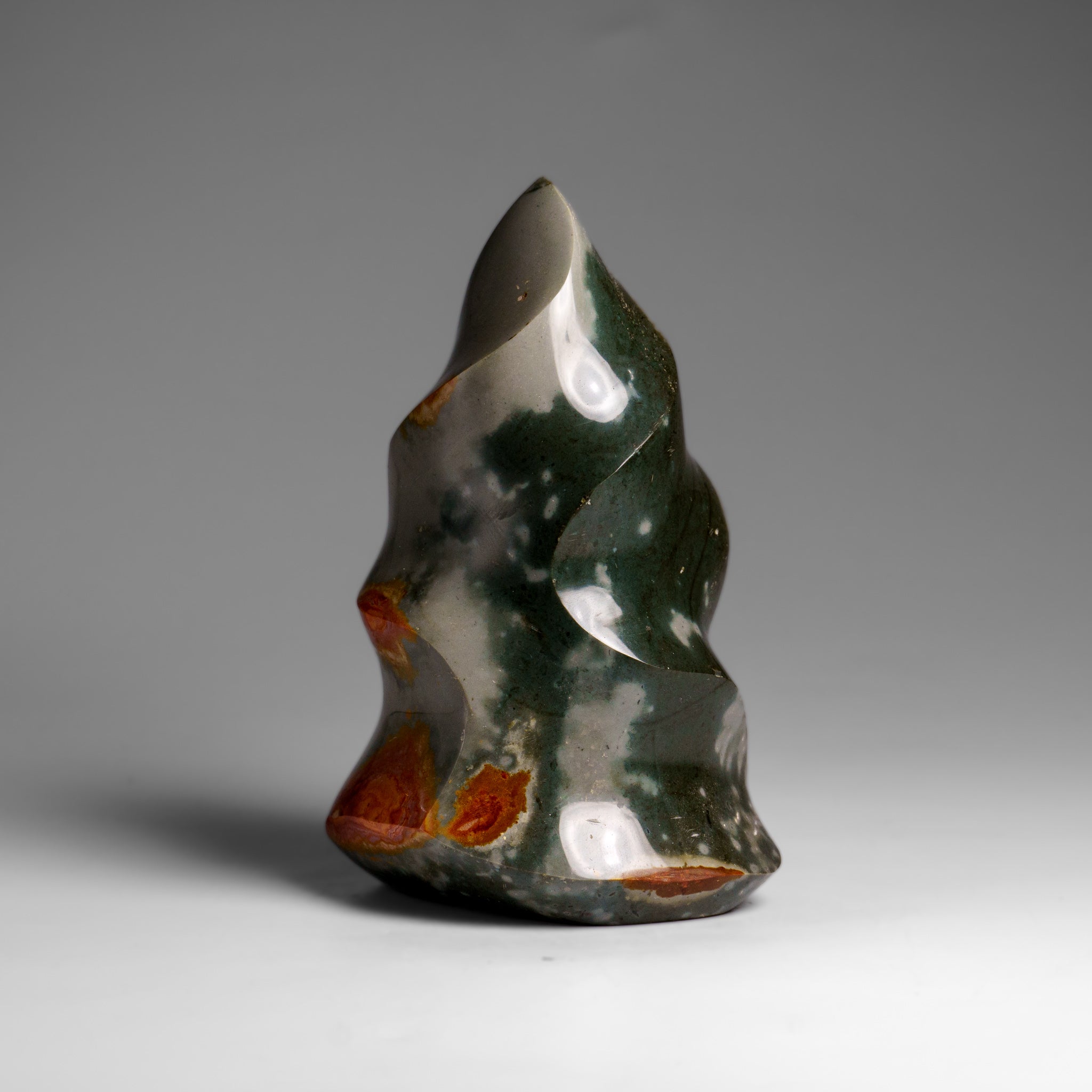 Genuine Polished Polychrome Jasper Flame Freeform (.8 lbs)