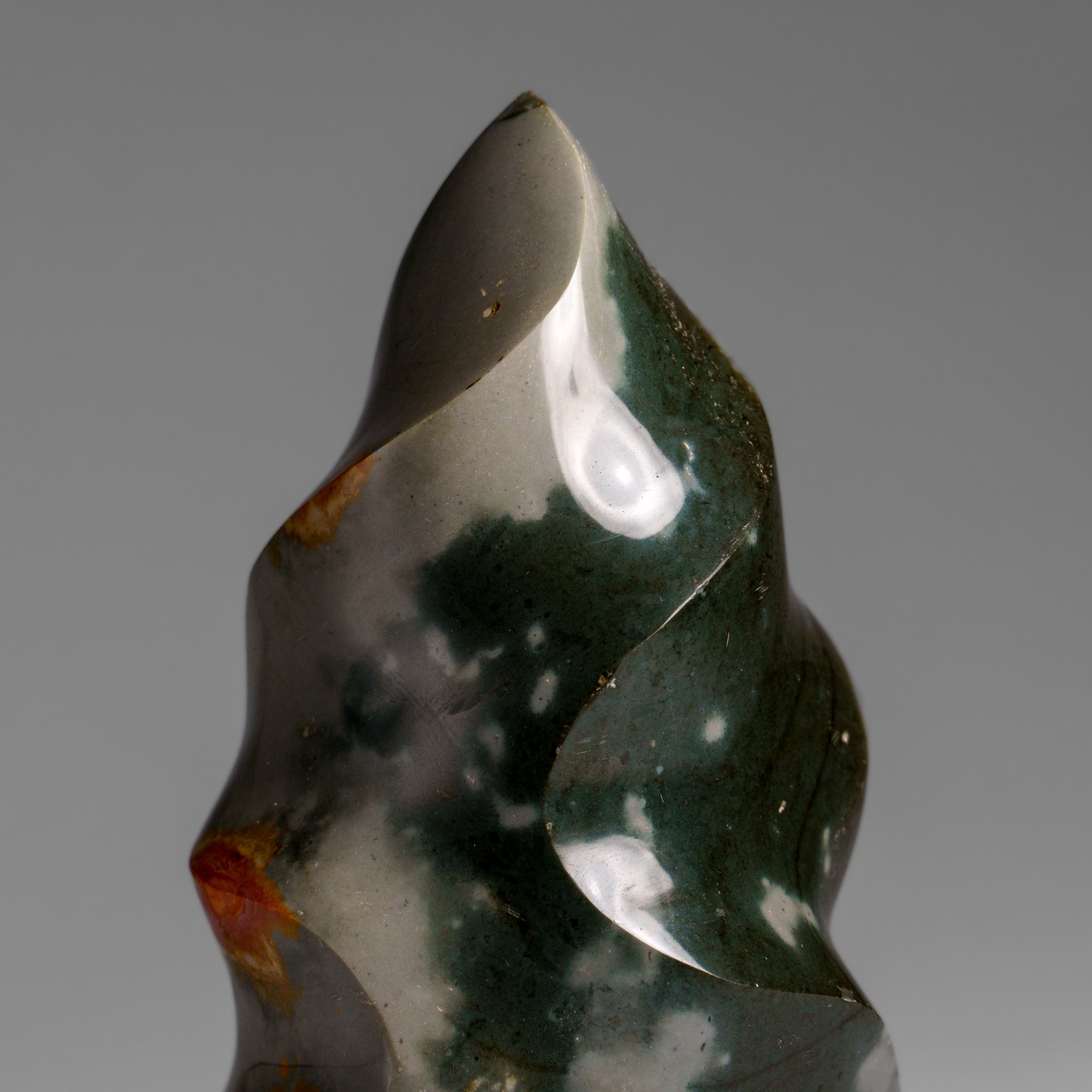 Genuine Polished Polychrome Jasper Flame Freeform (.8 lbs)