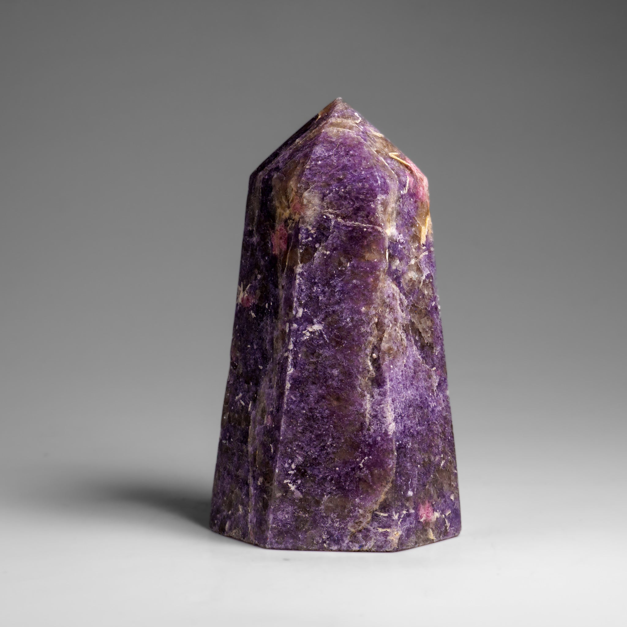 Genuine Polished Lepidolite Point from Madagascar (1 lbs)