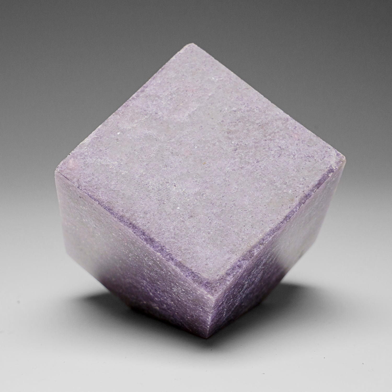 Genuine Polished Lepidolite Cube (1.4 lbs)