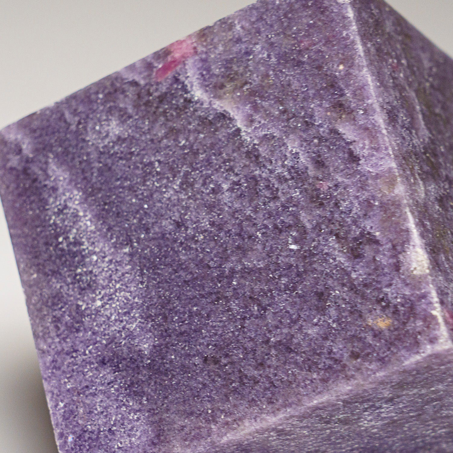 Genuine Polished Lepidolite Cube (1.4 lbs)