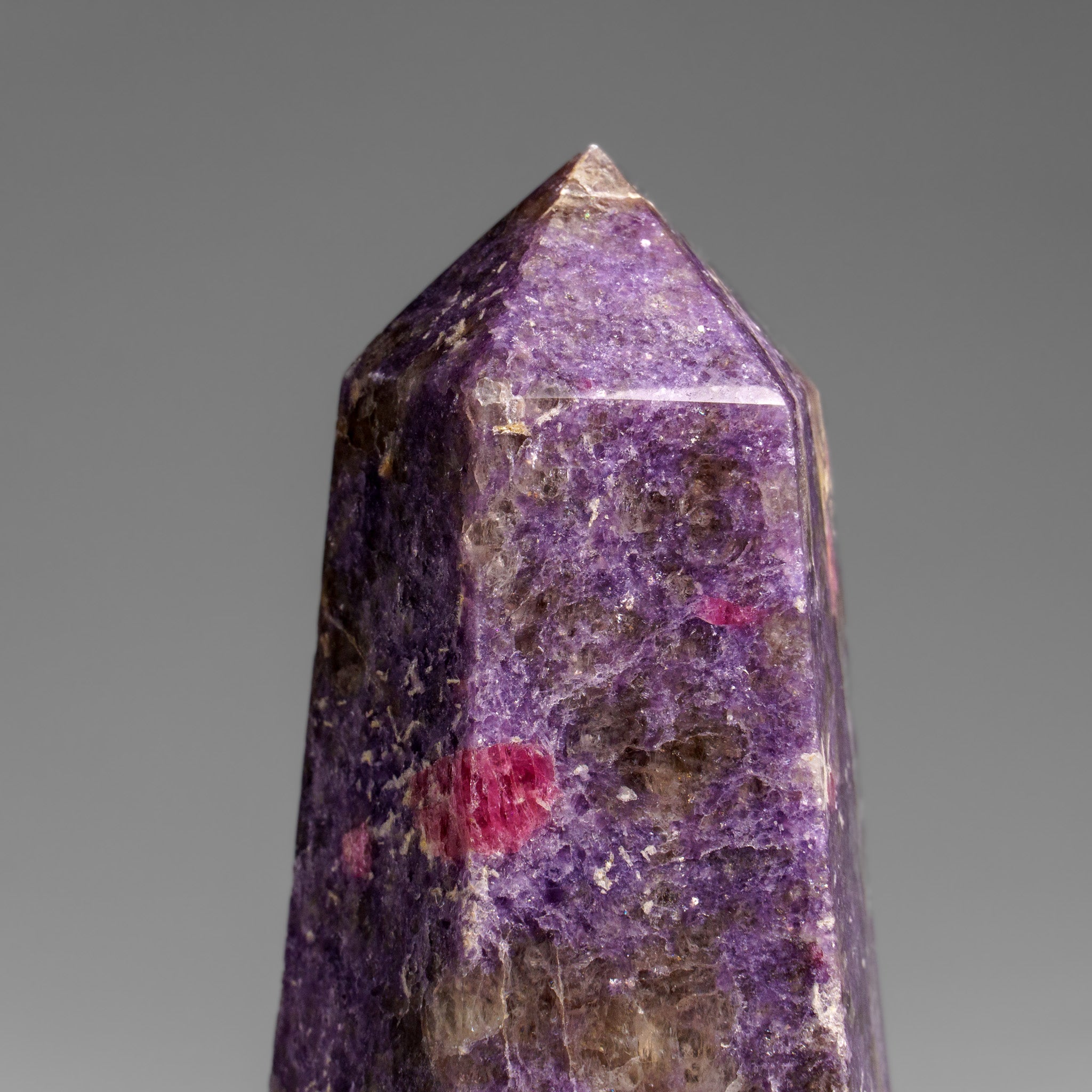 Genuine Polished Lepidolite Point from Madagascar (1 lbs)