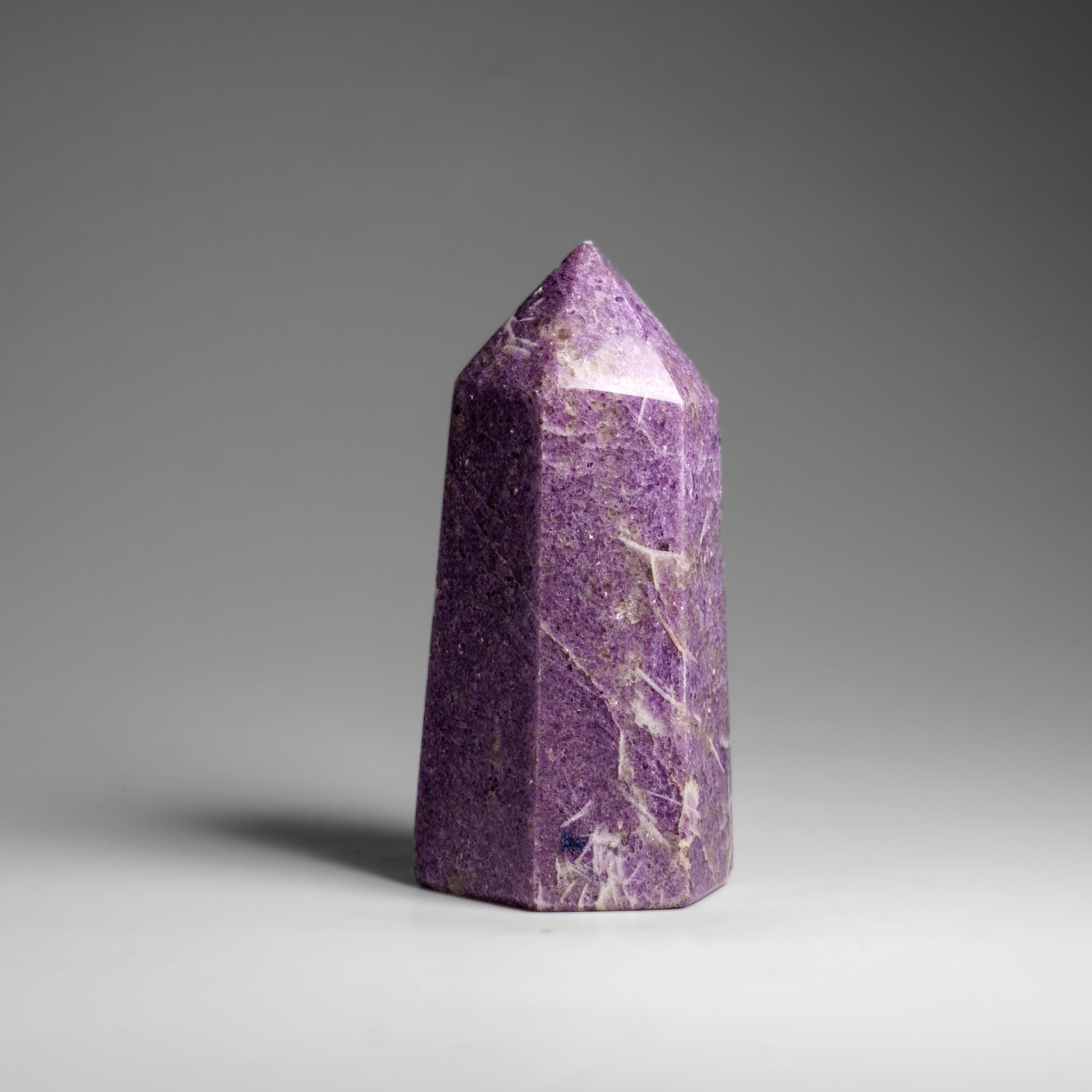 Genuine Polished Lepidolite Point from Madagascar (1 lbs)