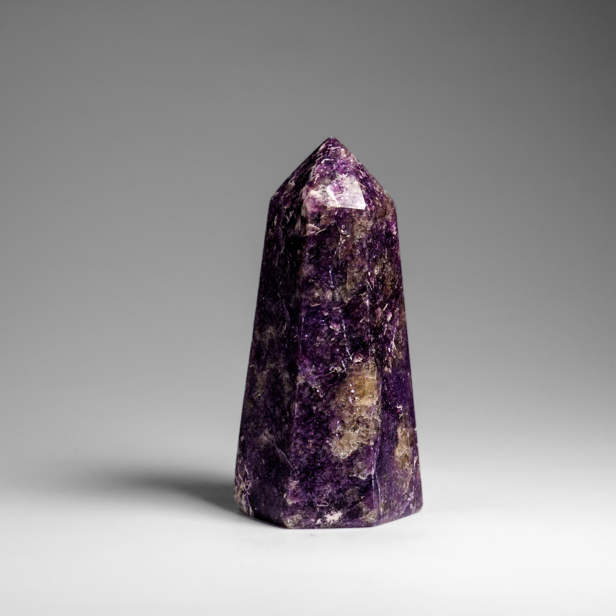 Genuine Polished Lepidolite Point from Madagascar (.9 lbs)