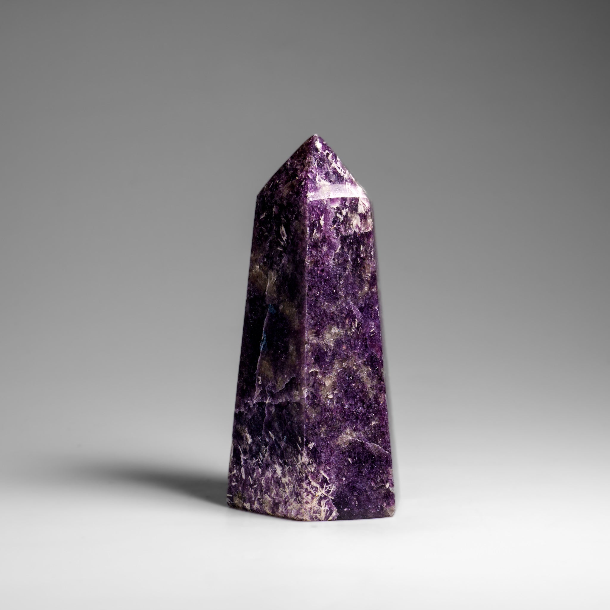 Genuine Polished Lepidolite Point from Madagascar (.9 lbs)