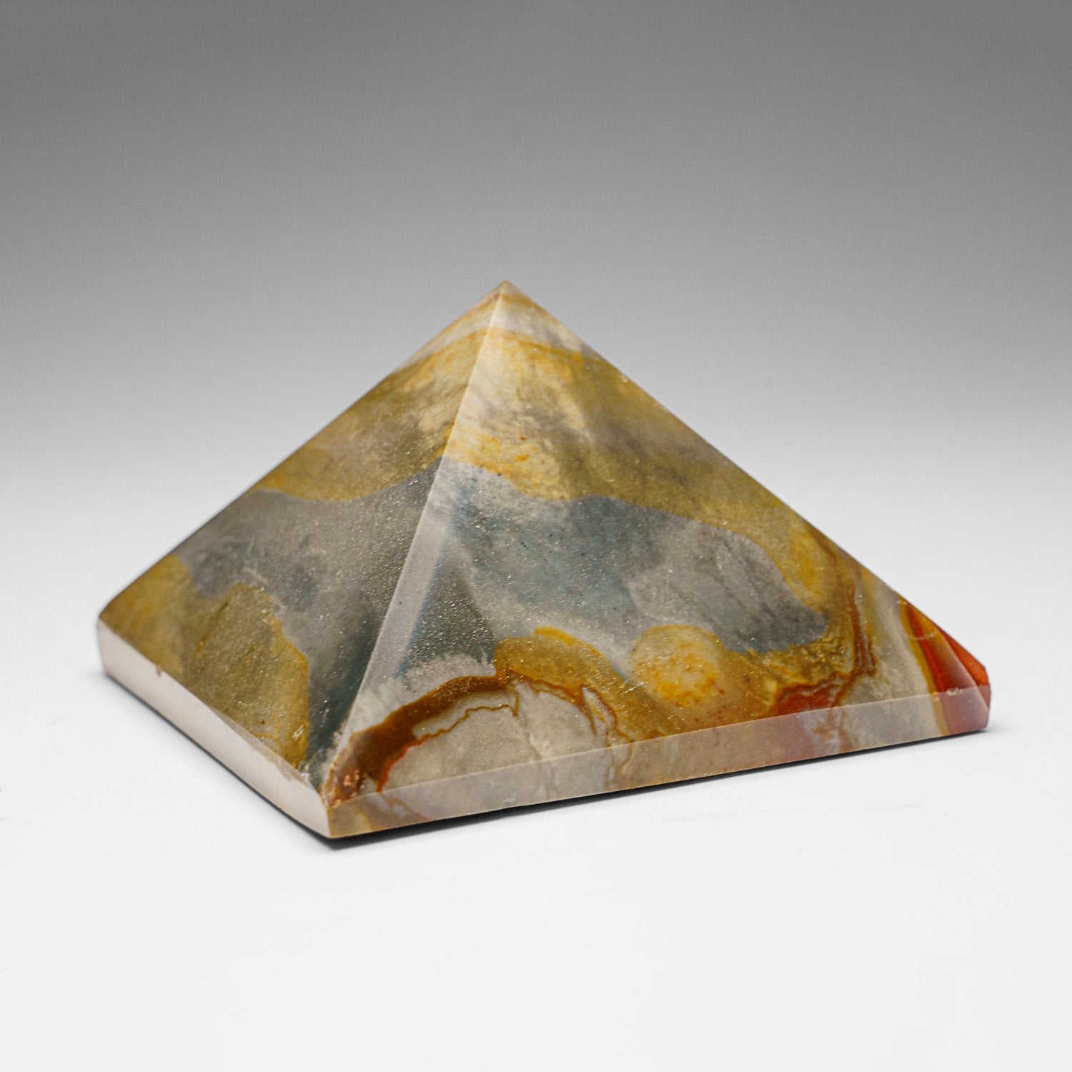 Polished Polychrome Pyramid from Madagascar (1.1 lbs) POL-PY9