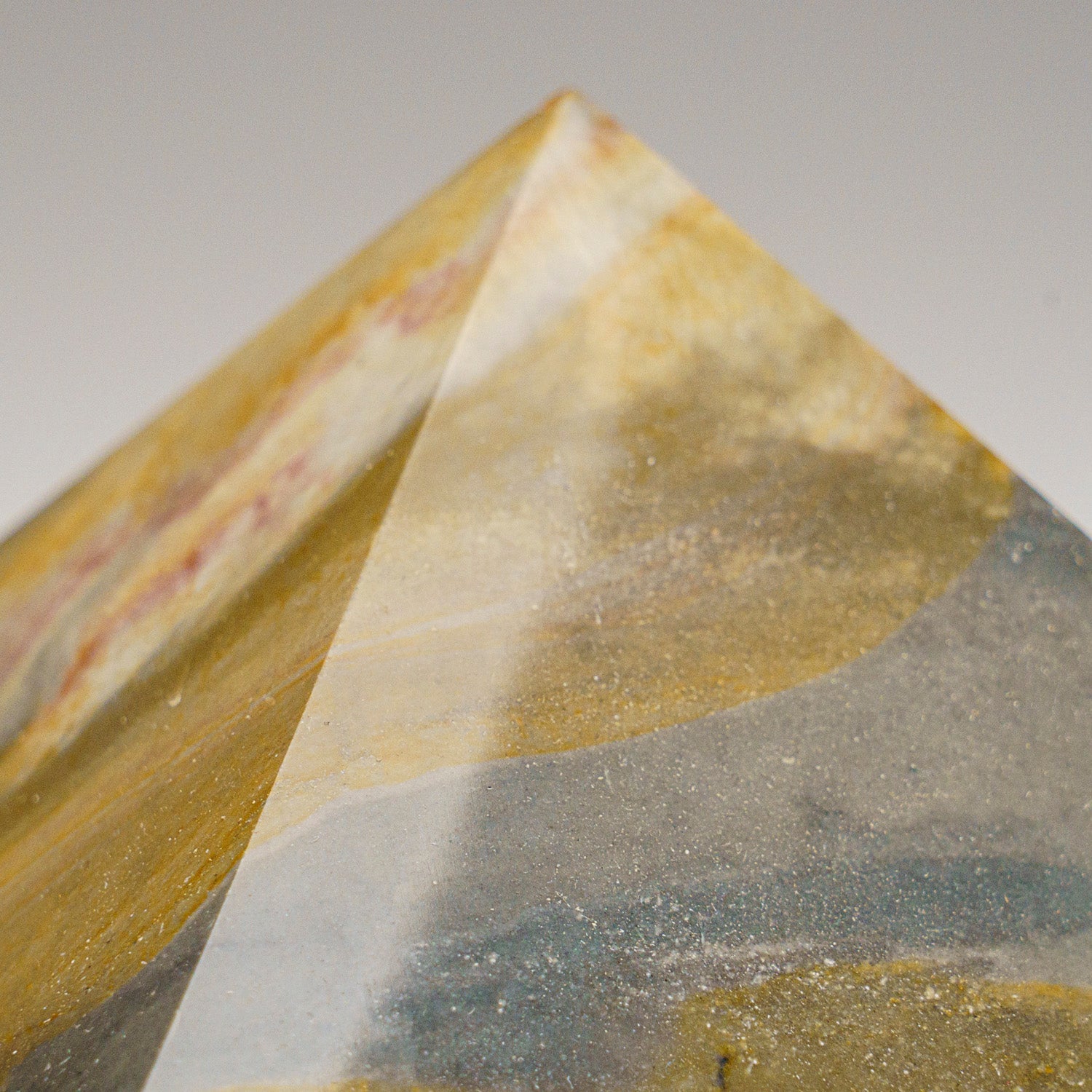 Polished Polychrome Pyramid from Madagascar (1.1 lbs)