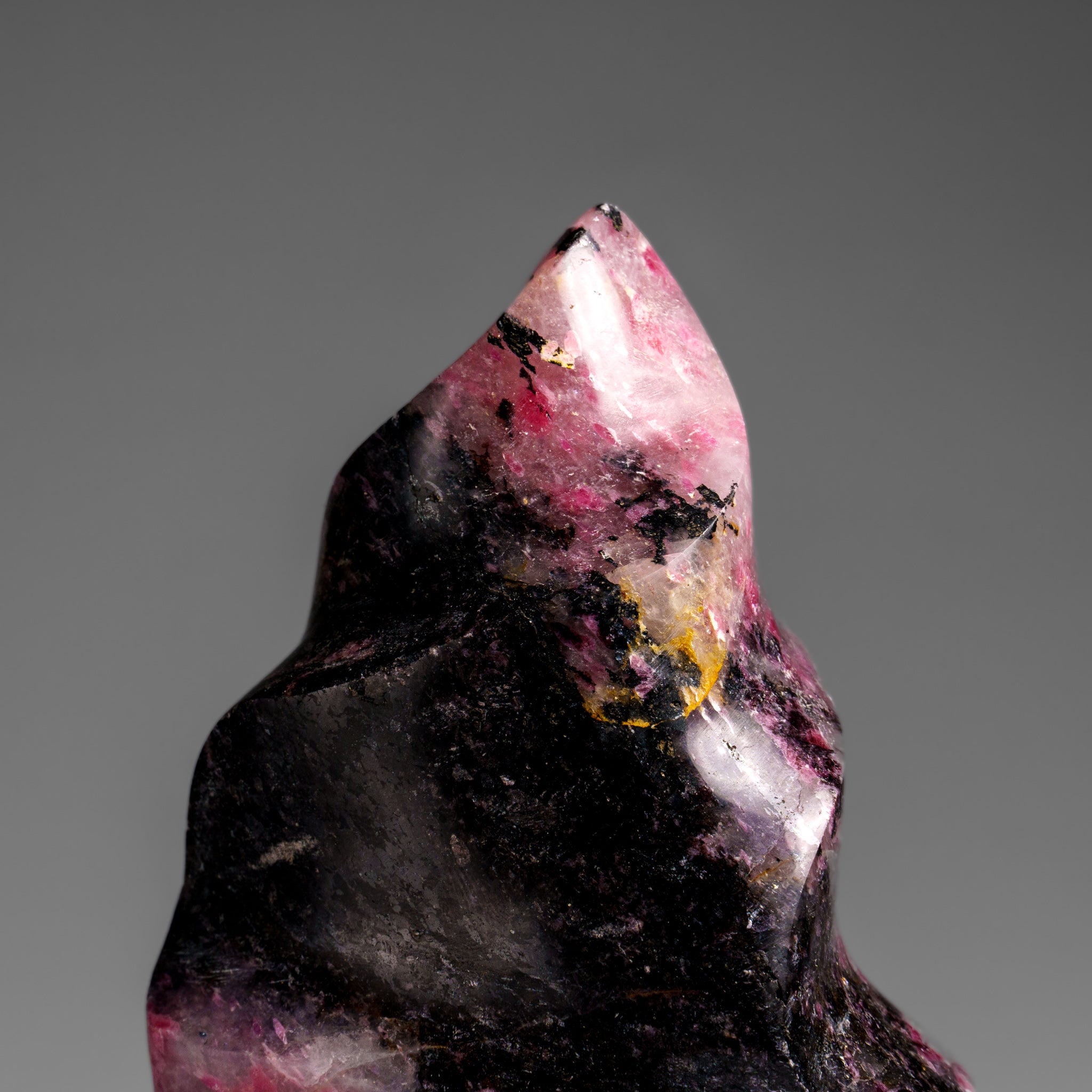 Polished Imperial Rhodonite Flame Freeform from Madagascar (2 lbs)