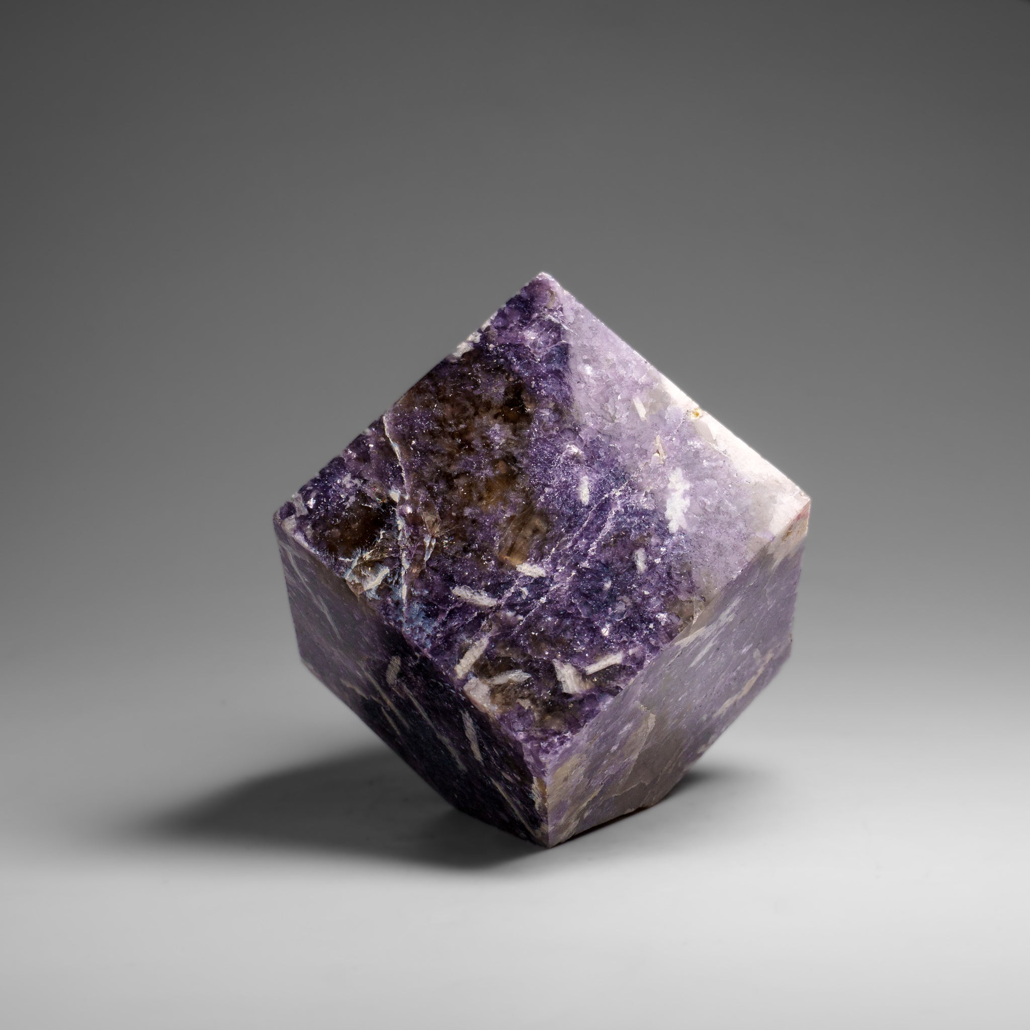 Genuine Polished Lepidolite Cube (1.6 lbs)