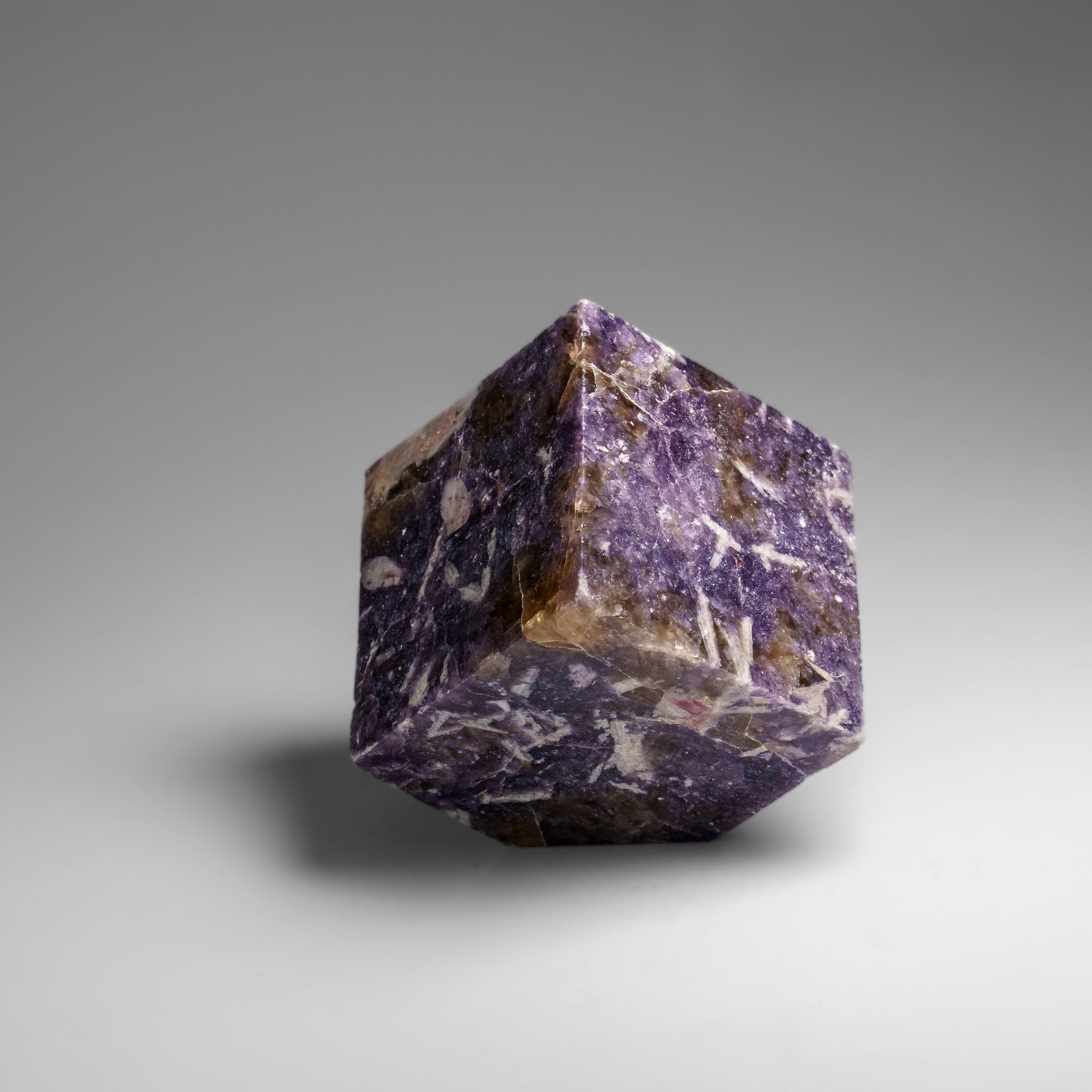 Genuine Polished Lepidolite Cube (1.6 lbs)