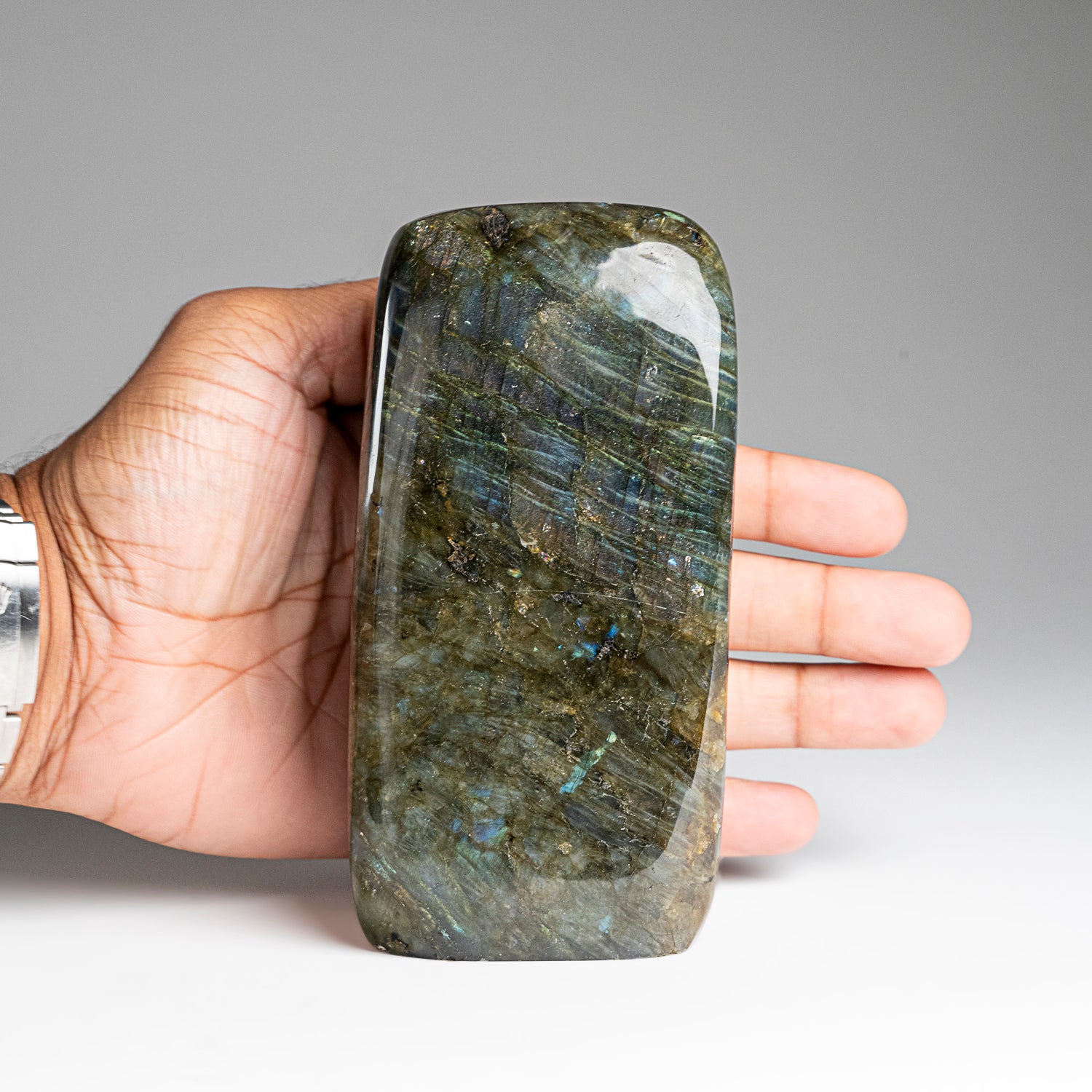 Polished Labradorite Freeform from Madagascar (2 lbs)