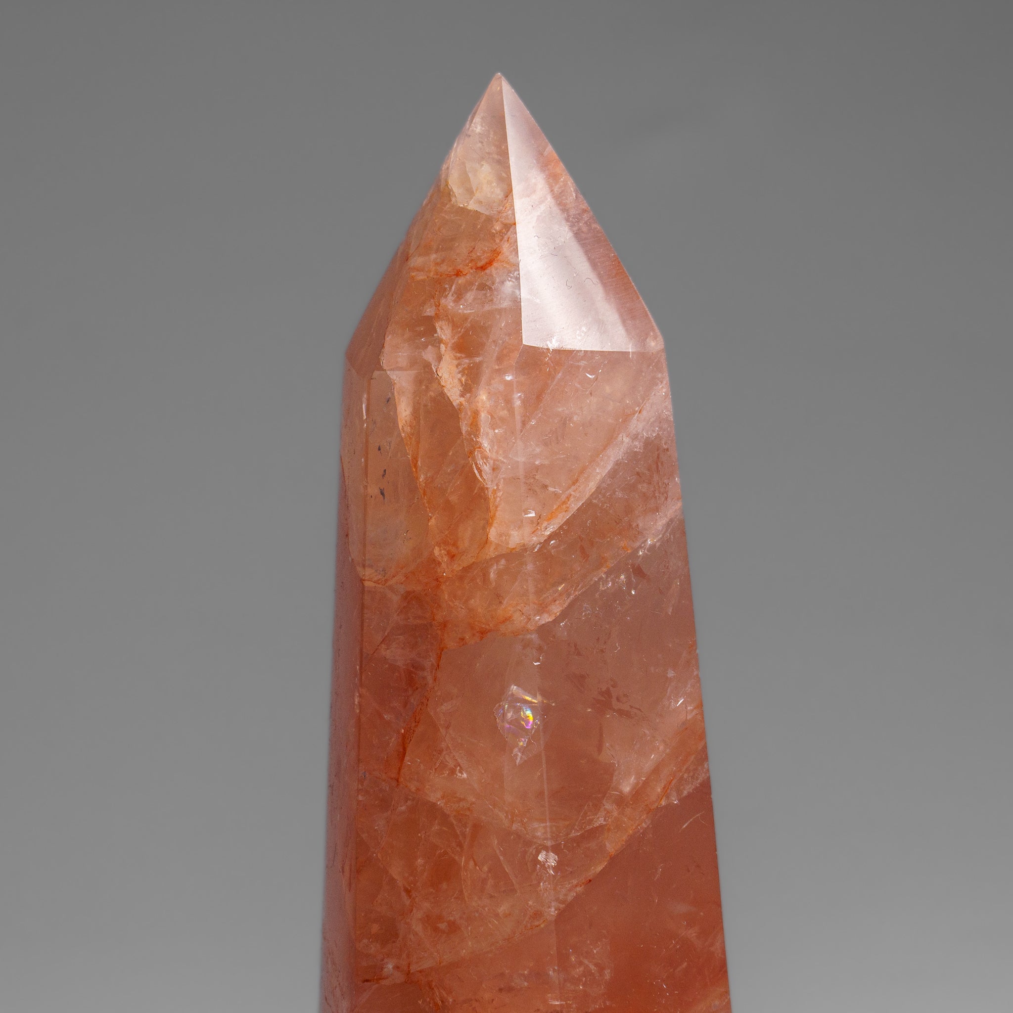Genuine Polished Strawberry Quartz Point (1 lbs)
