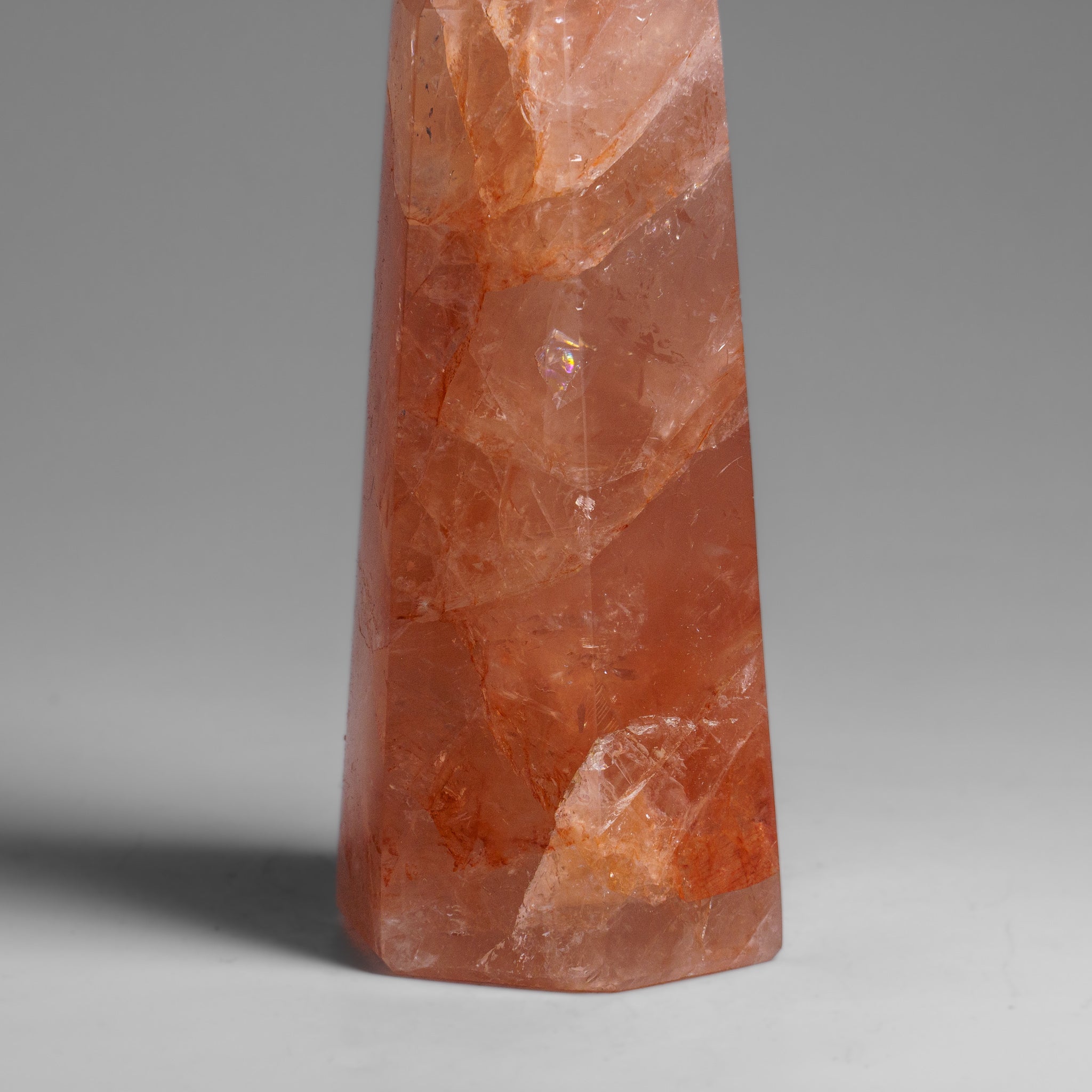 Genuine Polished Strawberry Quartz Point (1 lbs)