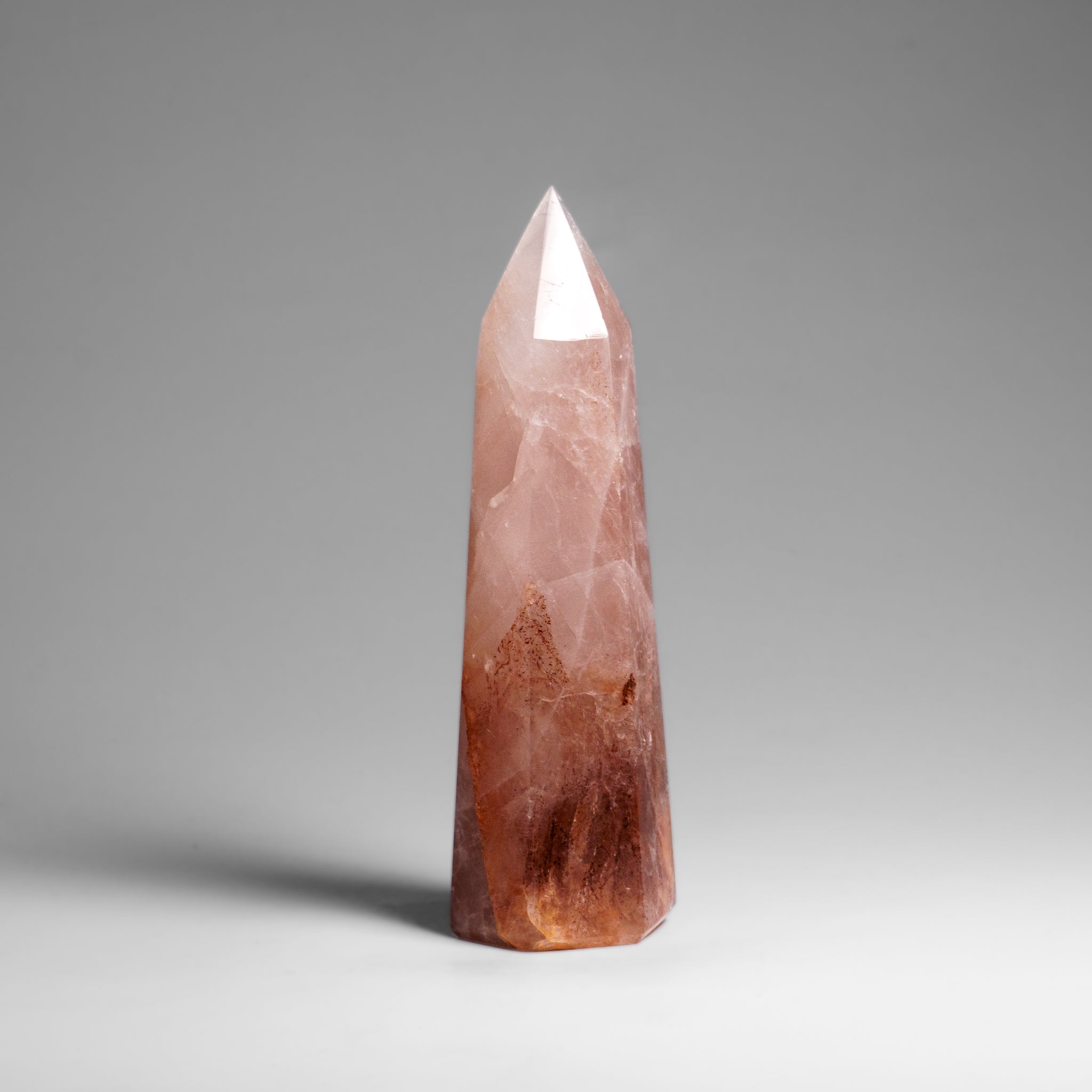 Genuine Polished Strawberry Quartz Point (.7 lbs)