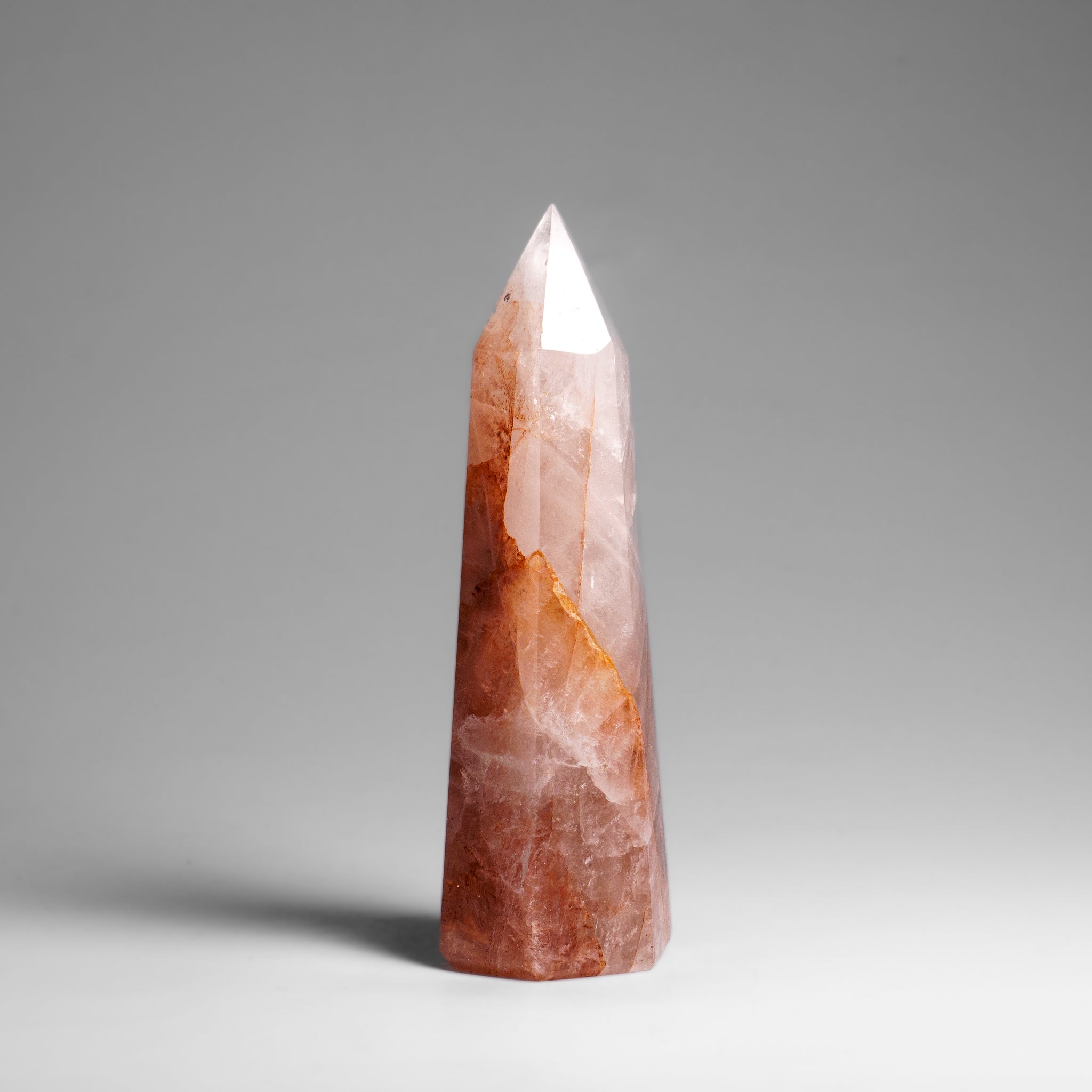 Genuine Polished Strawberry Quartz Point (.7 lbs)