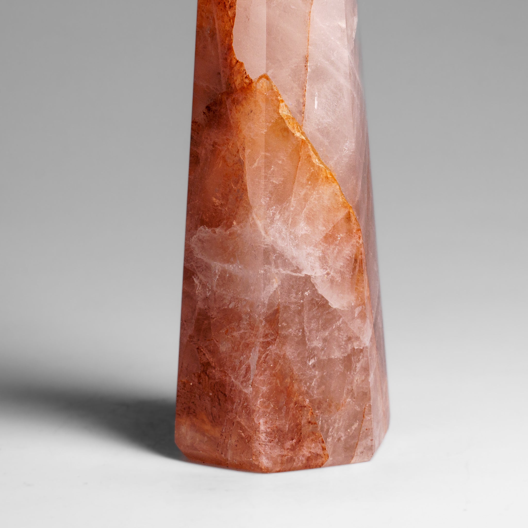 Genuine Polished Strawberry Quartz Point (.7 lbs)