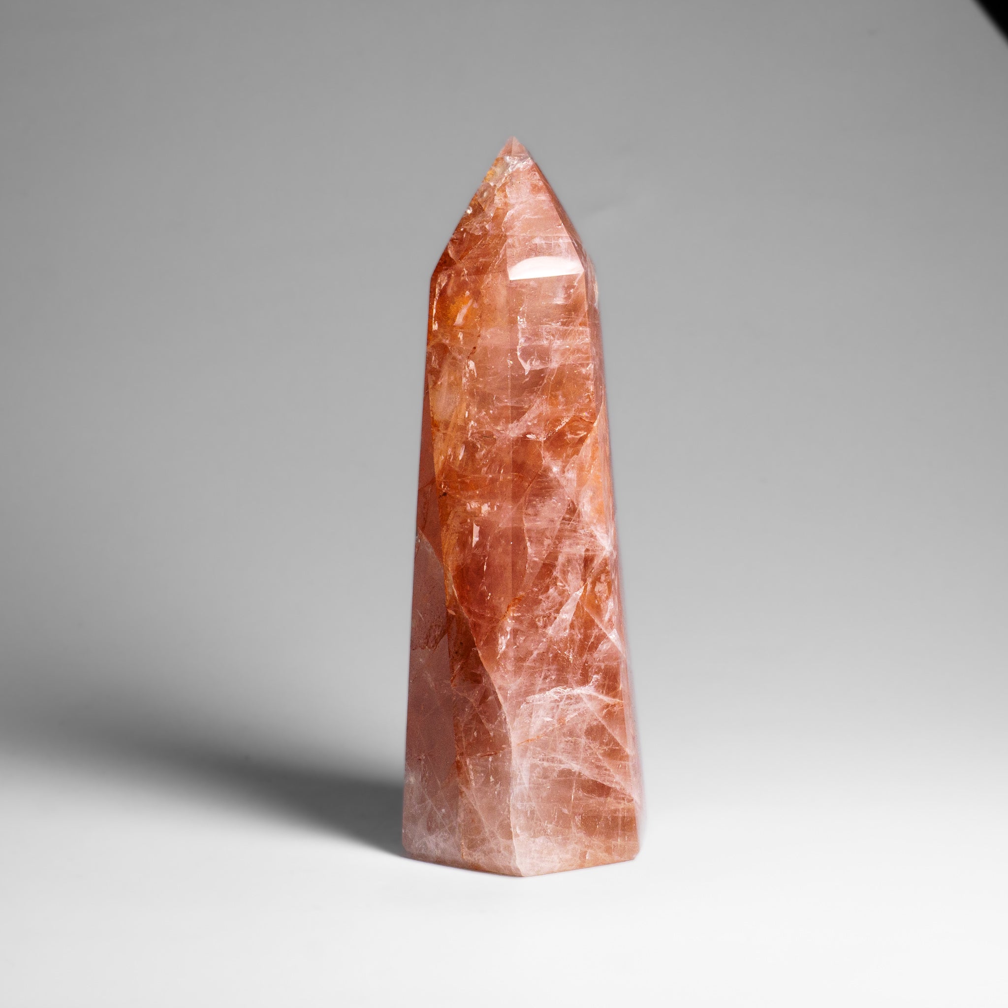 Genuine Polished Strawberry Quartz Point (1.5 lbs)