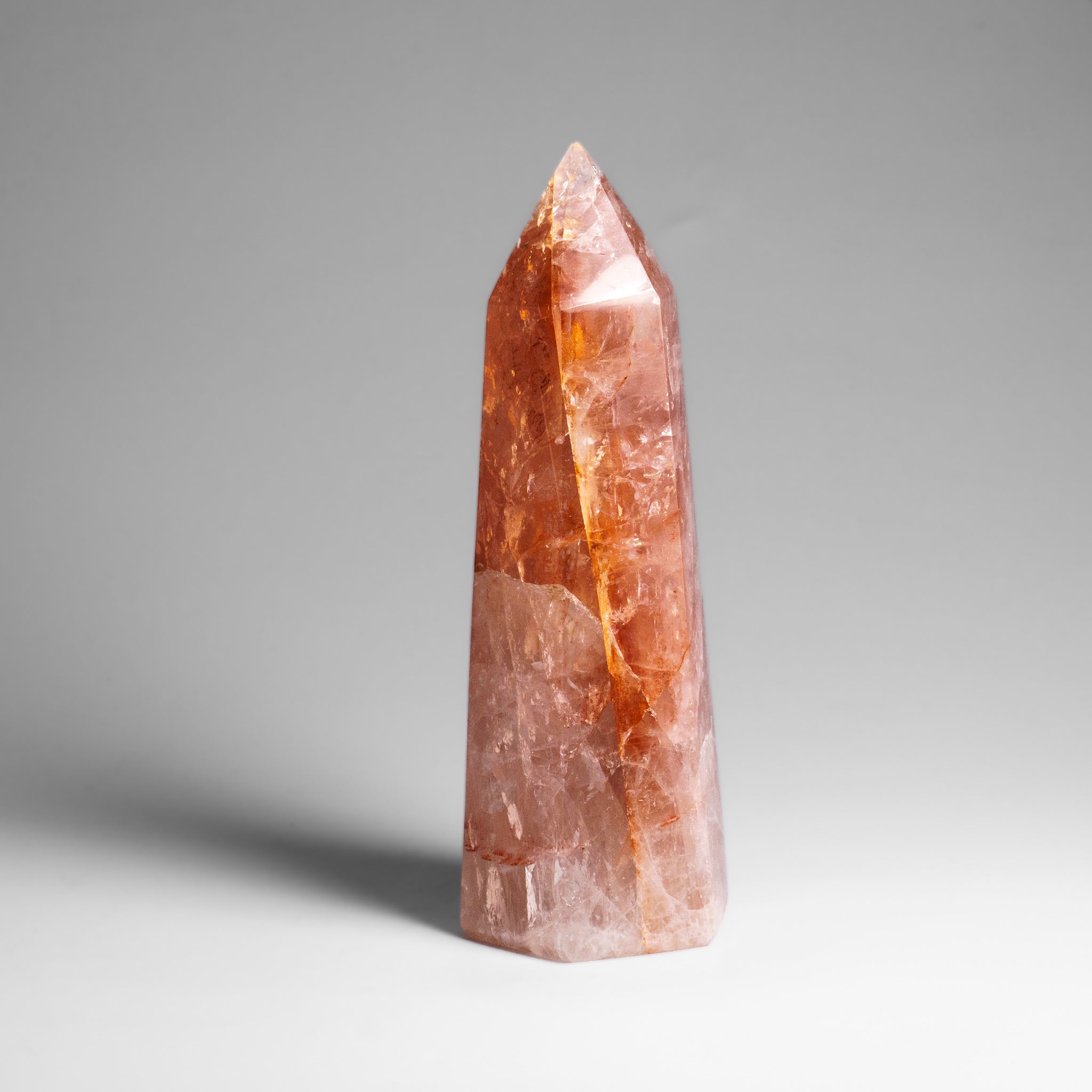 Genuine Polished Strawberry Quartz Point (1.5 lbs)