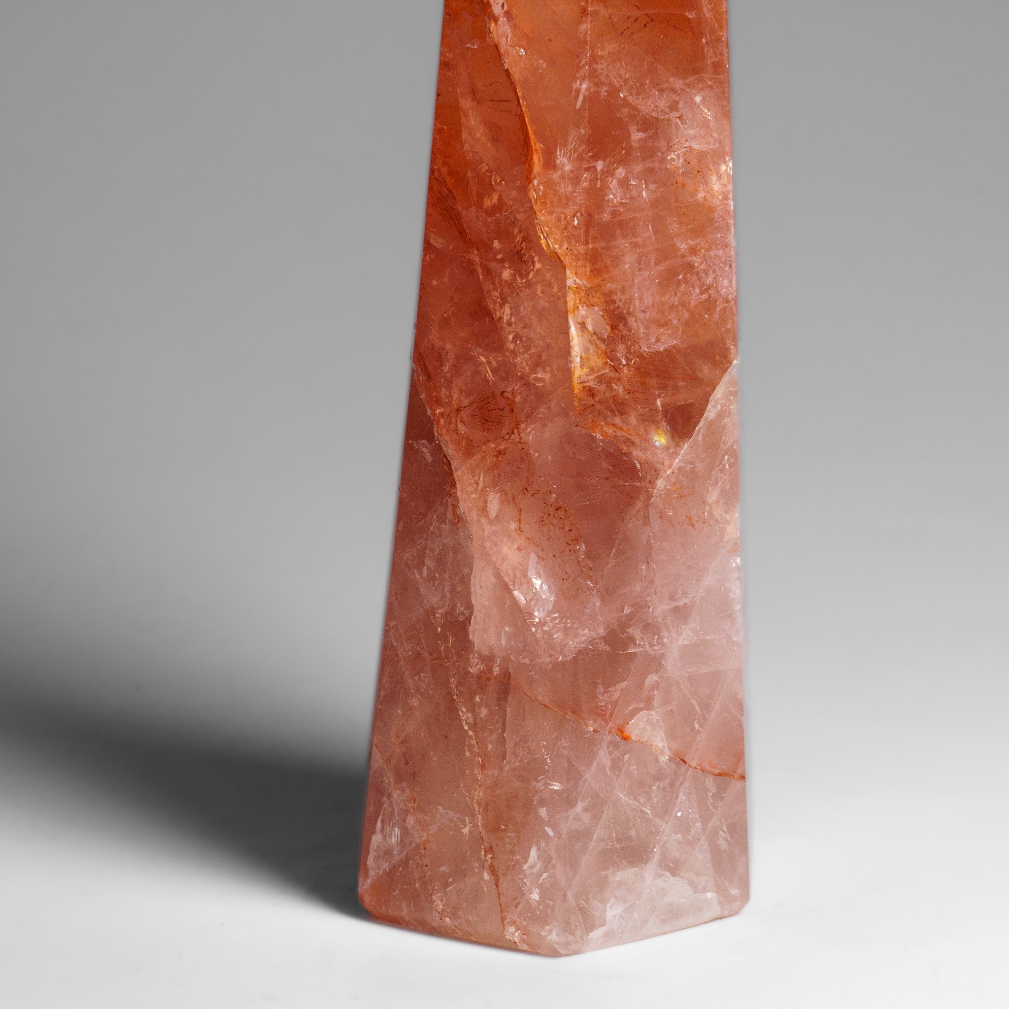 Genuine Polished Strawberry Quartz Point (1.5 lbs)