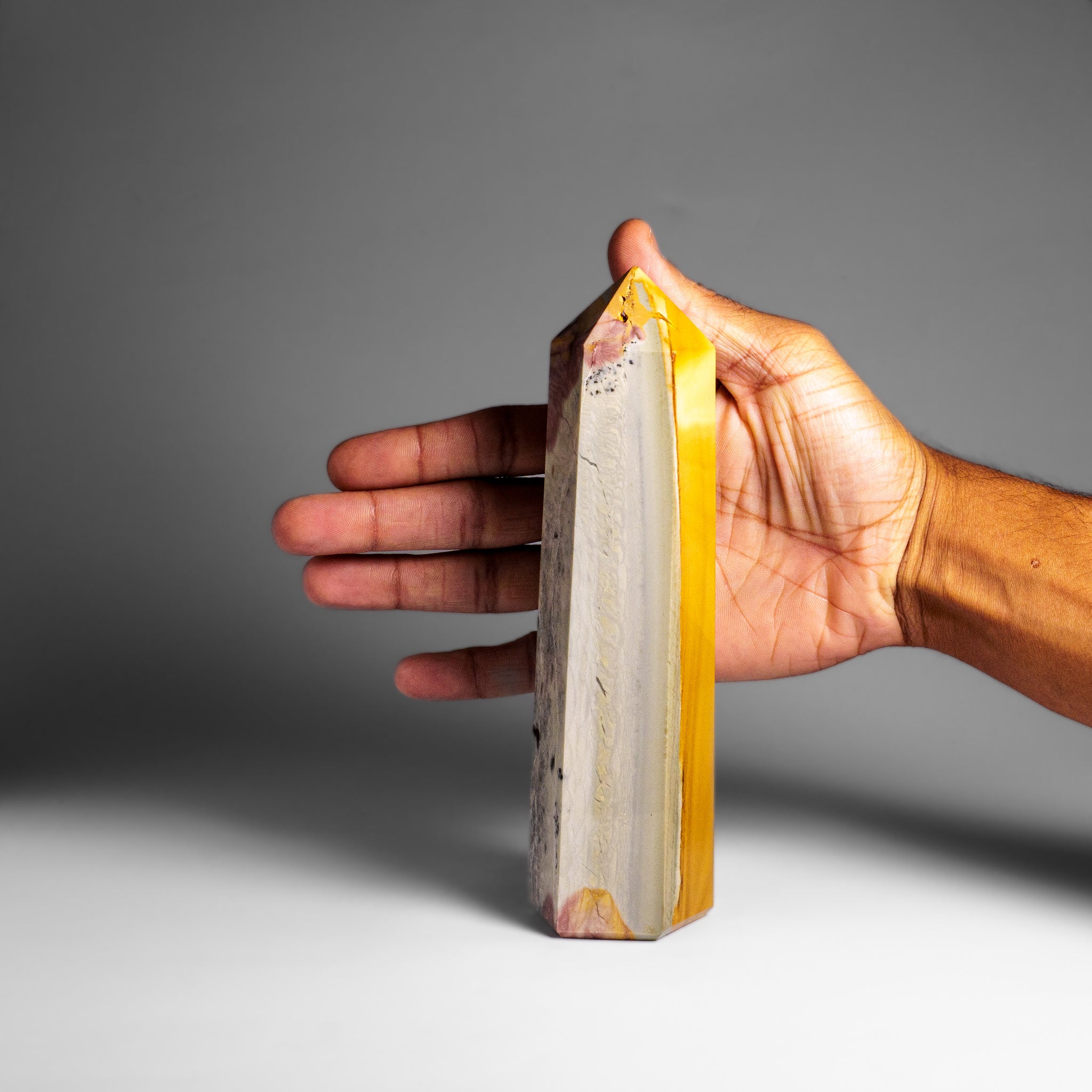 Polished Polychrome Point from Madagascar (1.8 lbs)