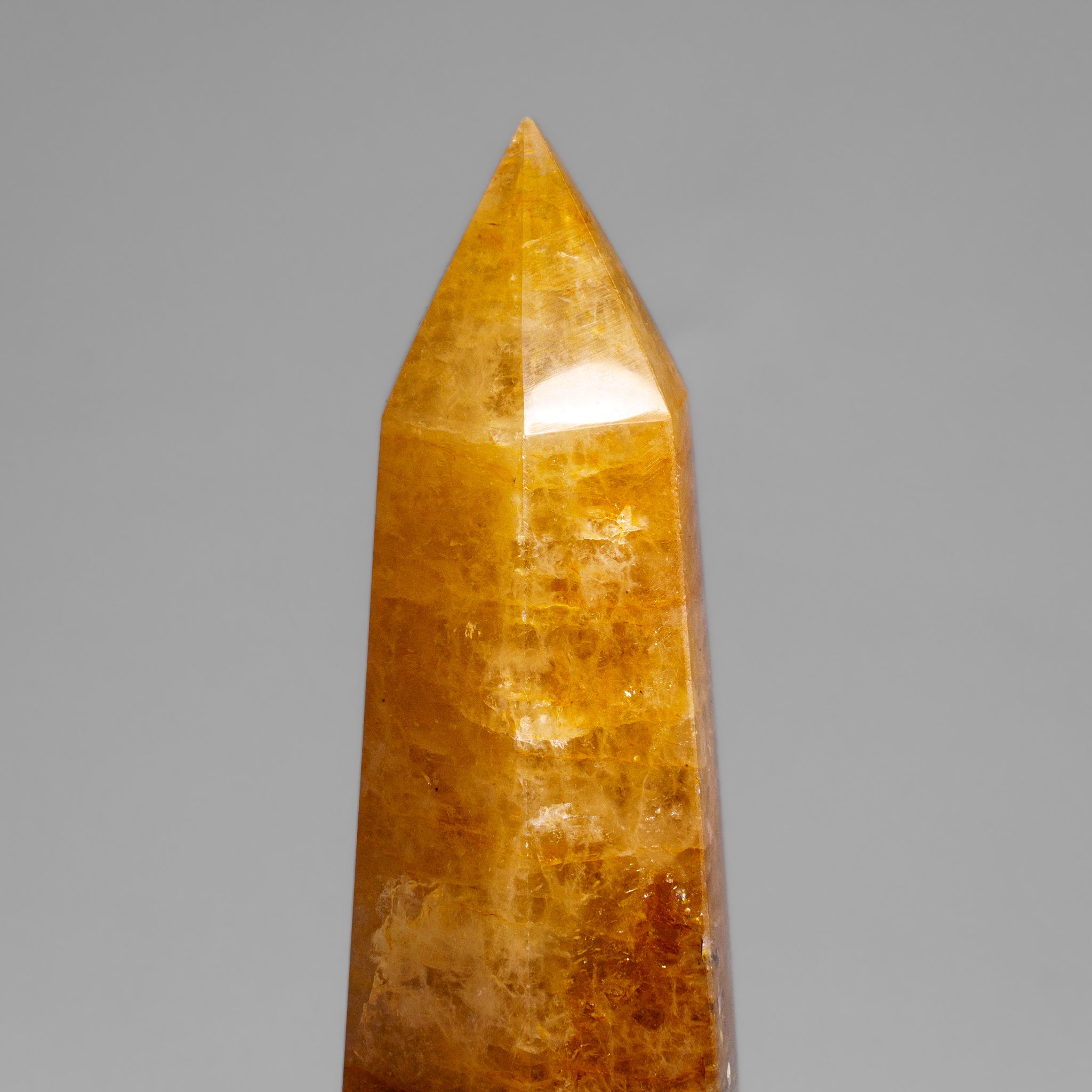 Genuine Polished Lemon Quartz Point (1.2 lbs)