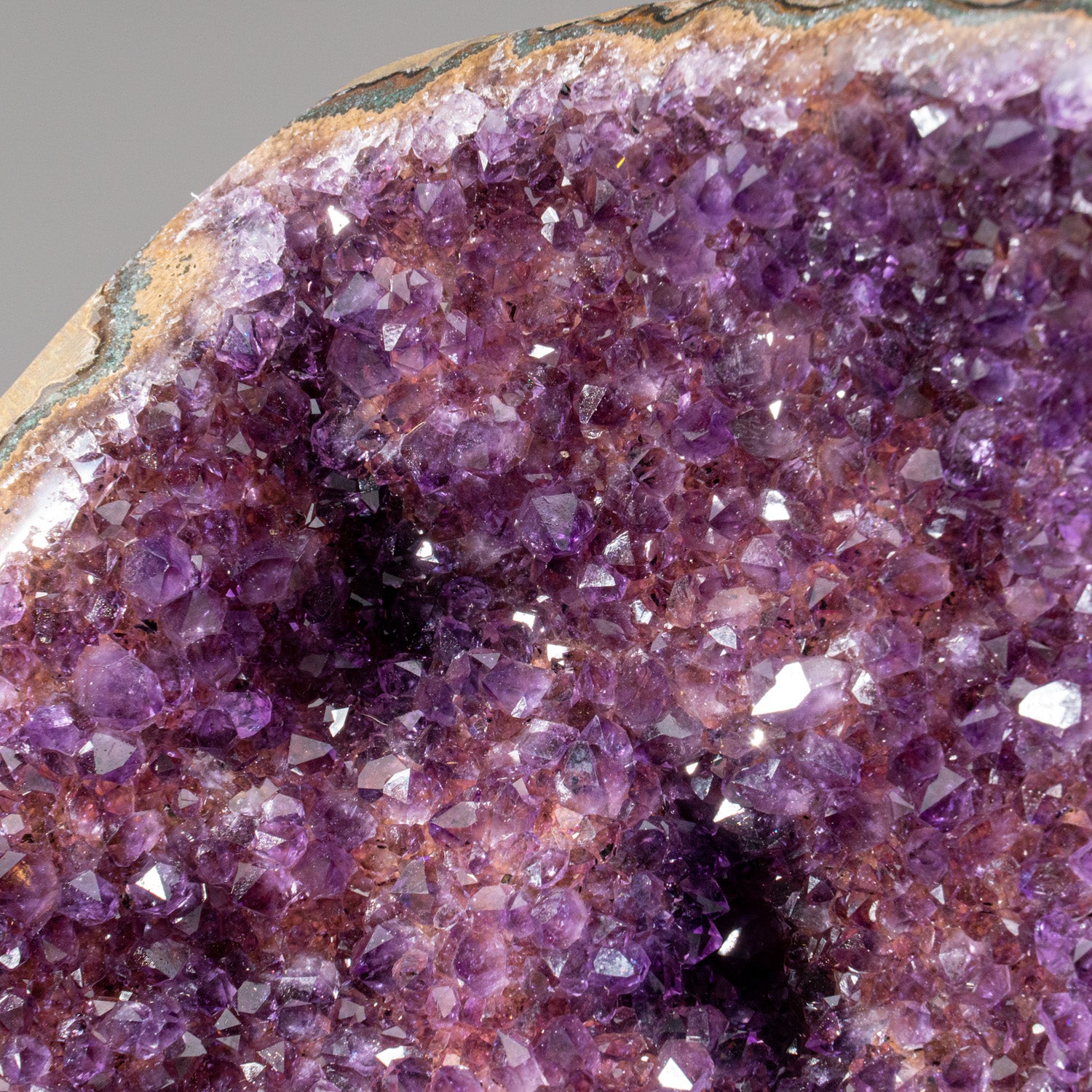 Genuine Amethyst Cluster Geode from Uruguay (12.5 lbs)