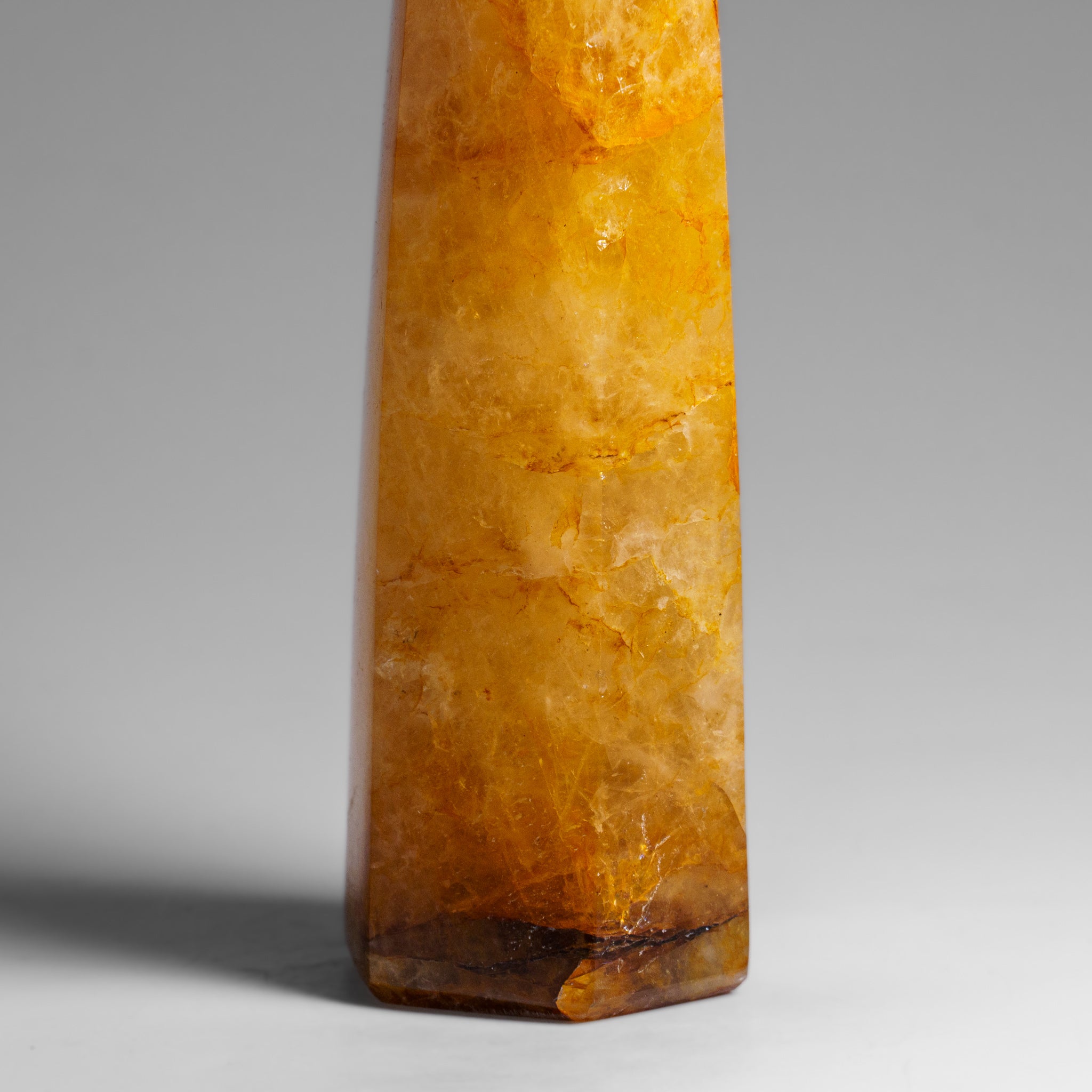 Genuine Polished Lemon Quartz Point (1.2 lbs)