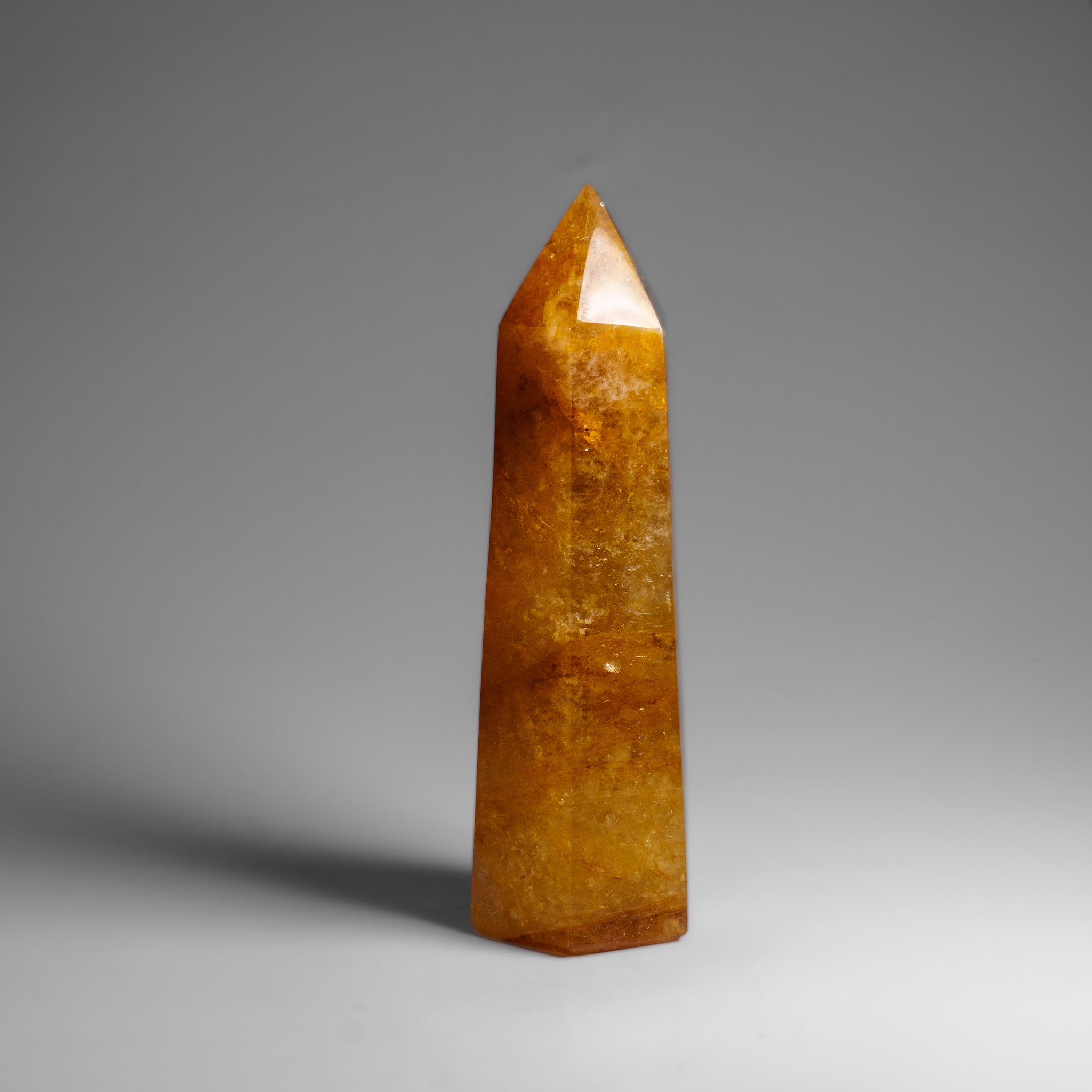 Genuine Polished Lemon Quartz Point (1.3 lbs)