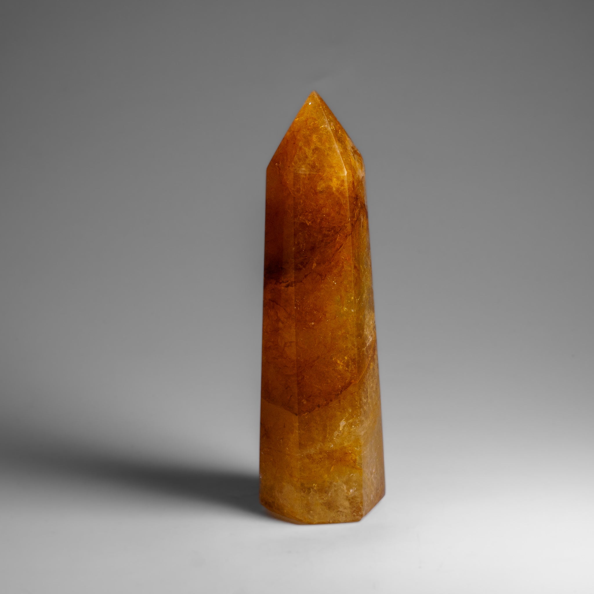 Genuine Polished Lemon Quartz Point (1.3 lbs)