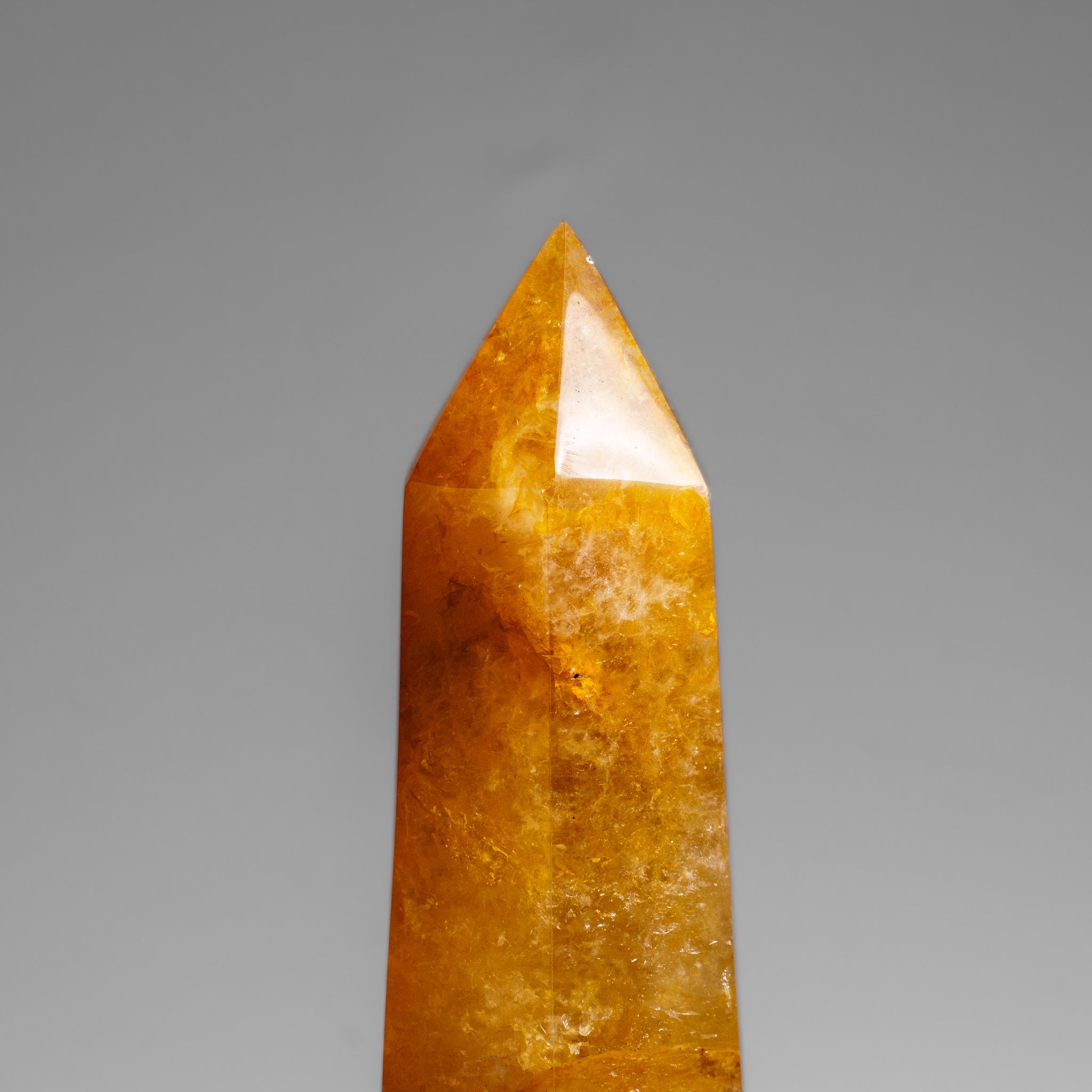 Genuine Polished Lemon Quartz Point (1.3 lbs)