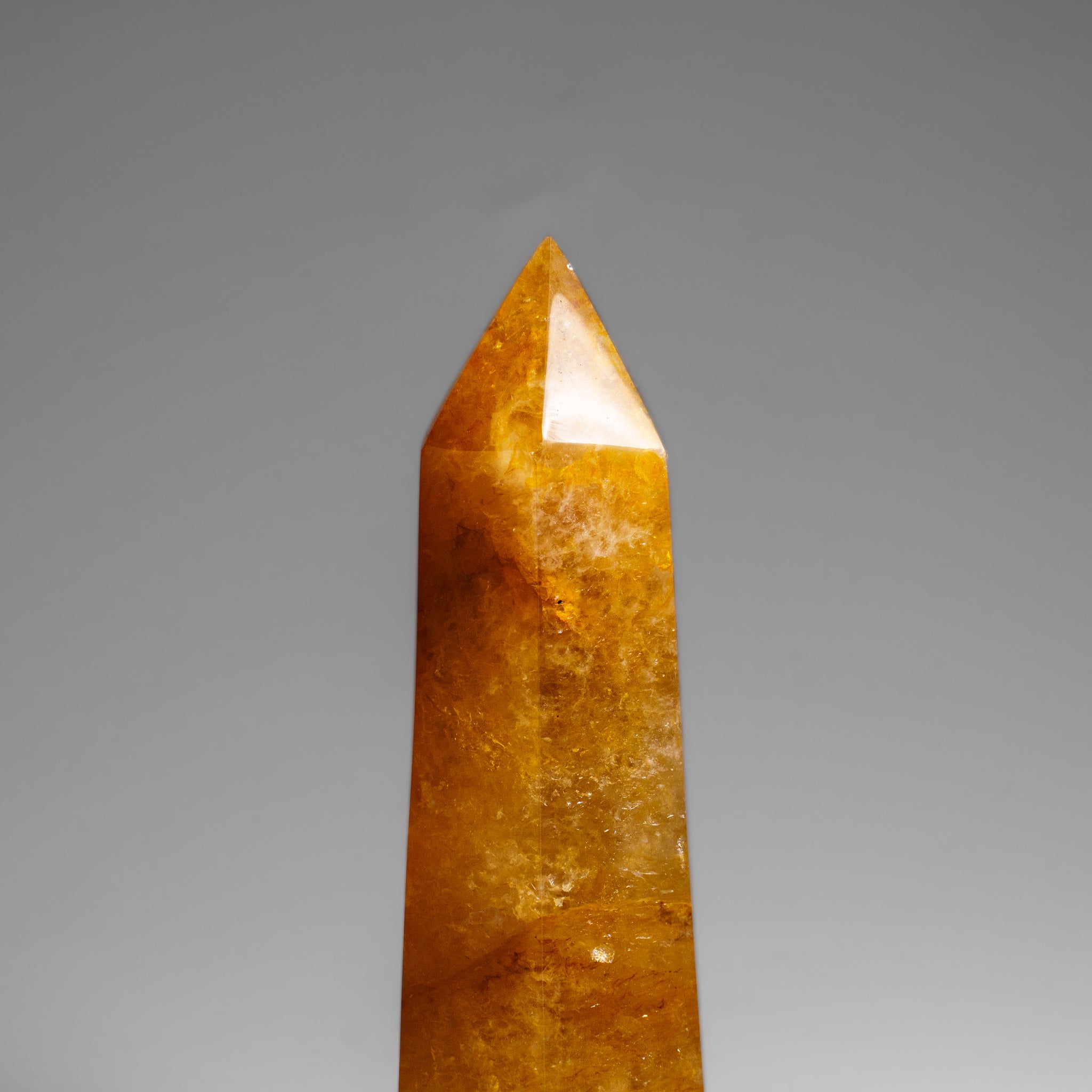 Genuine Polished Lemon Quartz Point (1.3 lbs)