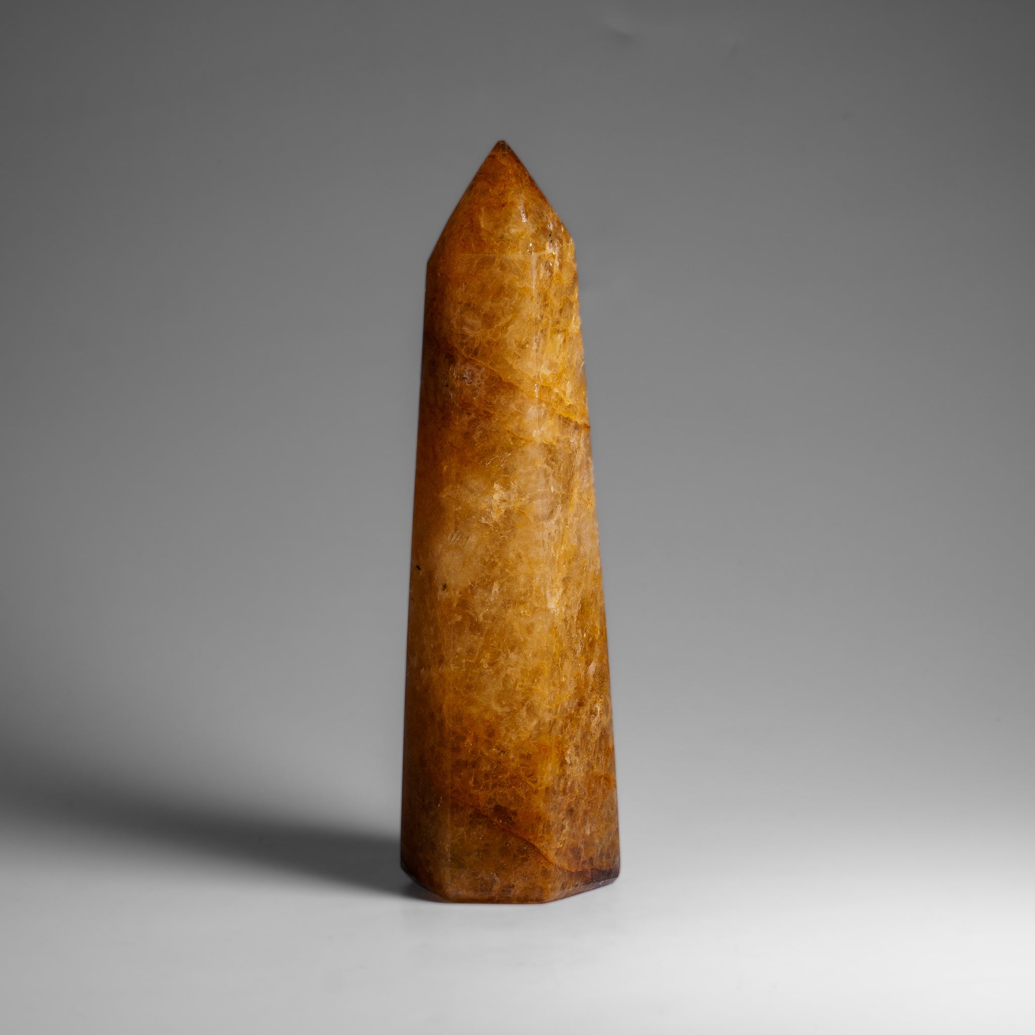 Genuine Polished Lemon Quartz Point (1.5 lbs)