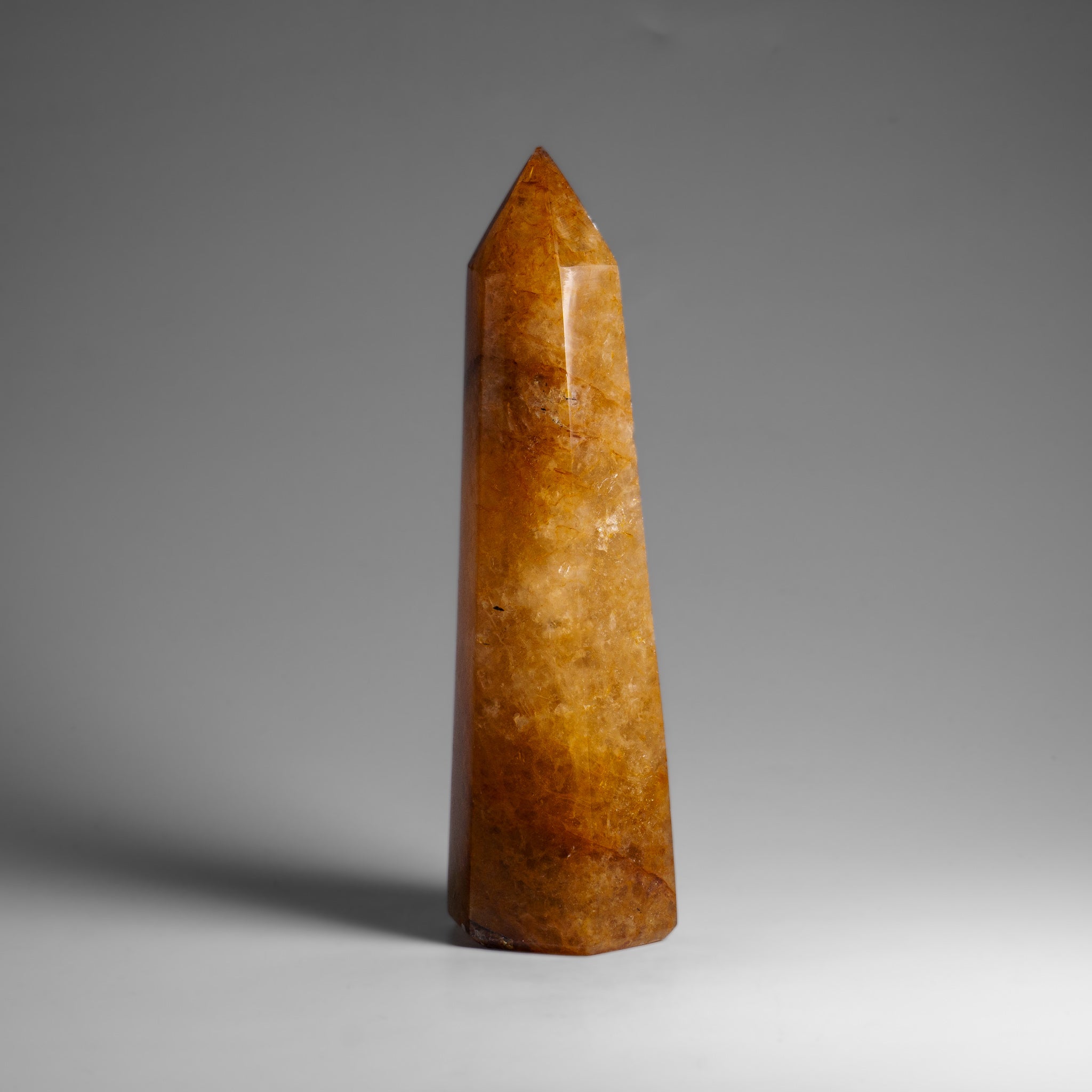 Genuine Polished Lemon Quartz Point (1.5 lbs)