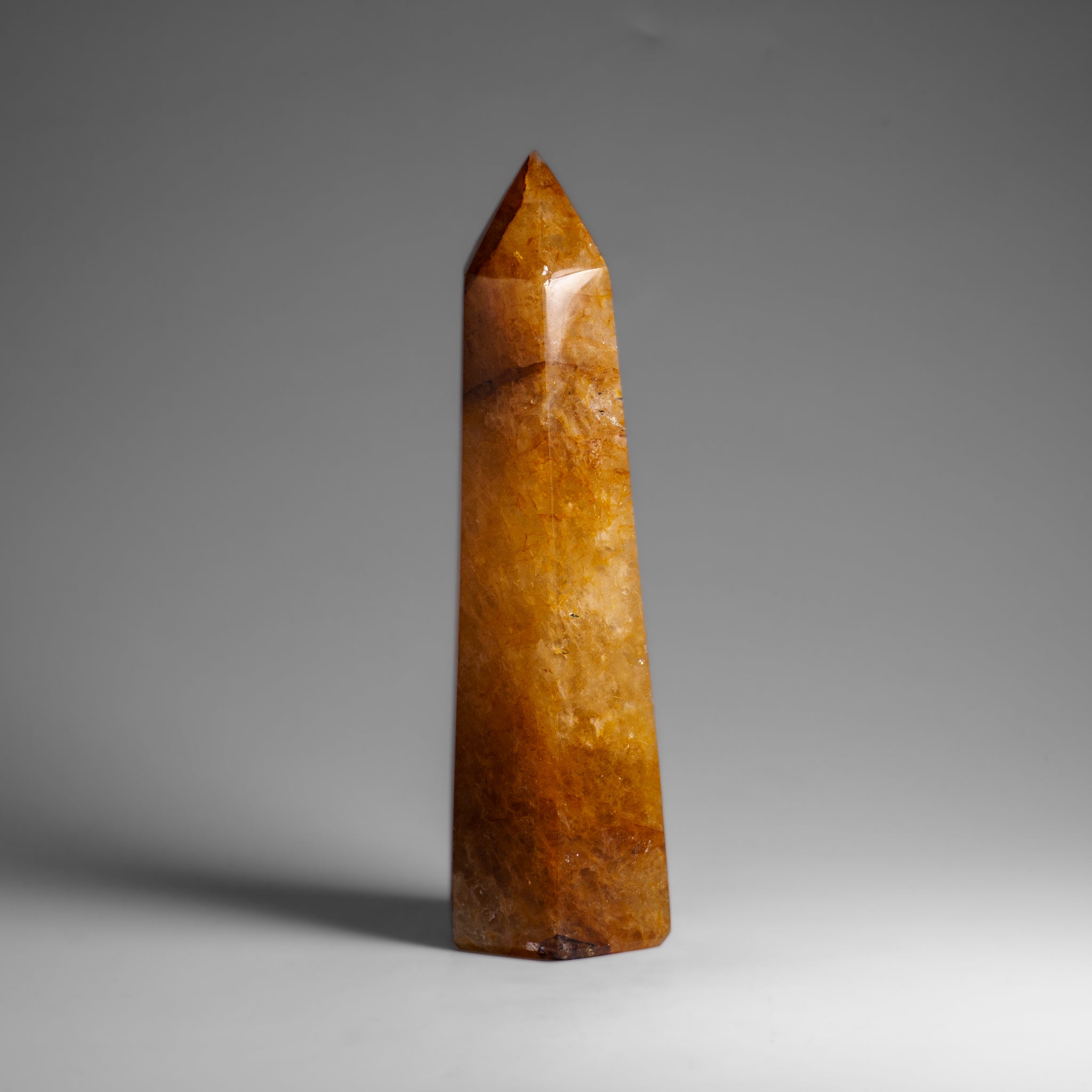 Genuine Polished Lemon Quartz Point (1.5 lbs)