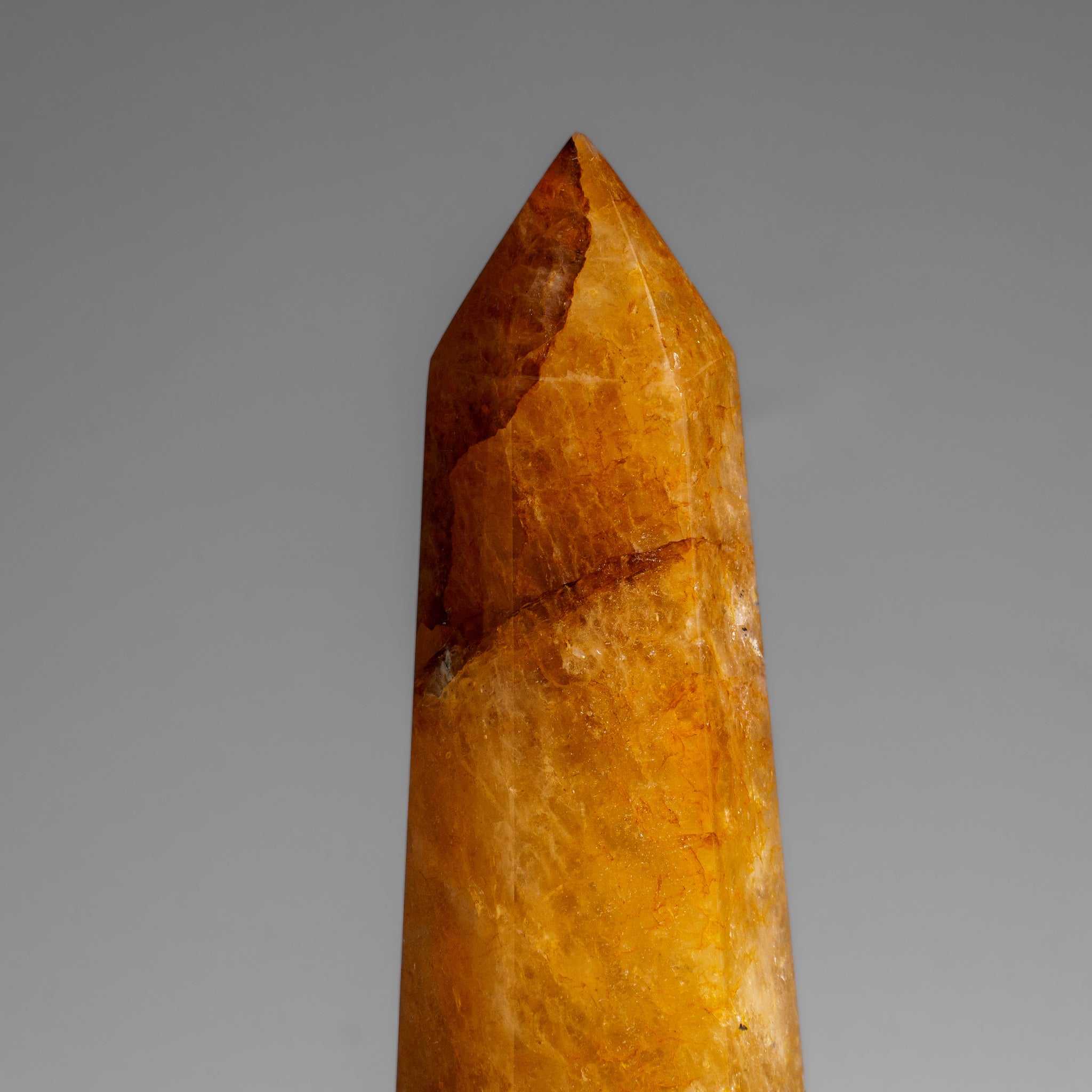 Genuine Polished Lemon Quartz Point (1.5 lbs)