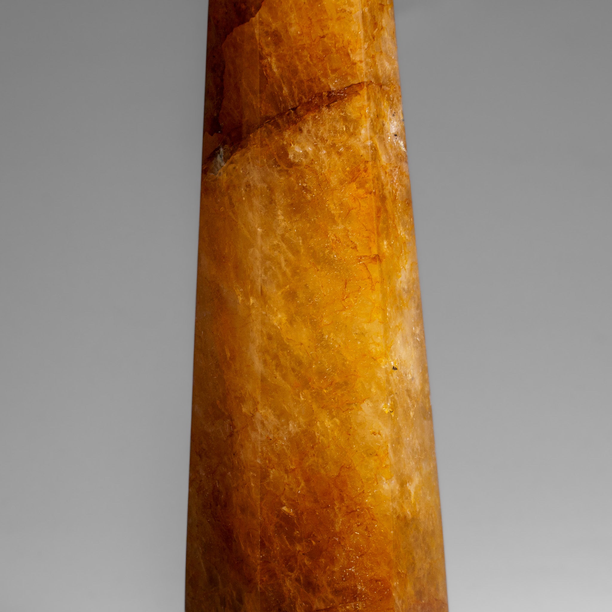 Genuine Polished Lemon Quartz Point (1.5 lbs)