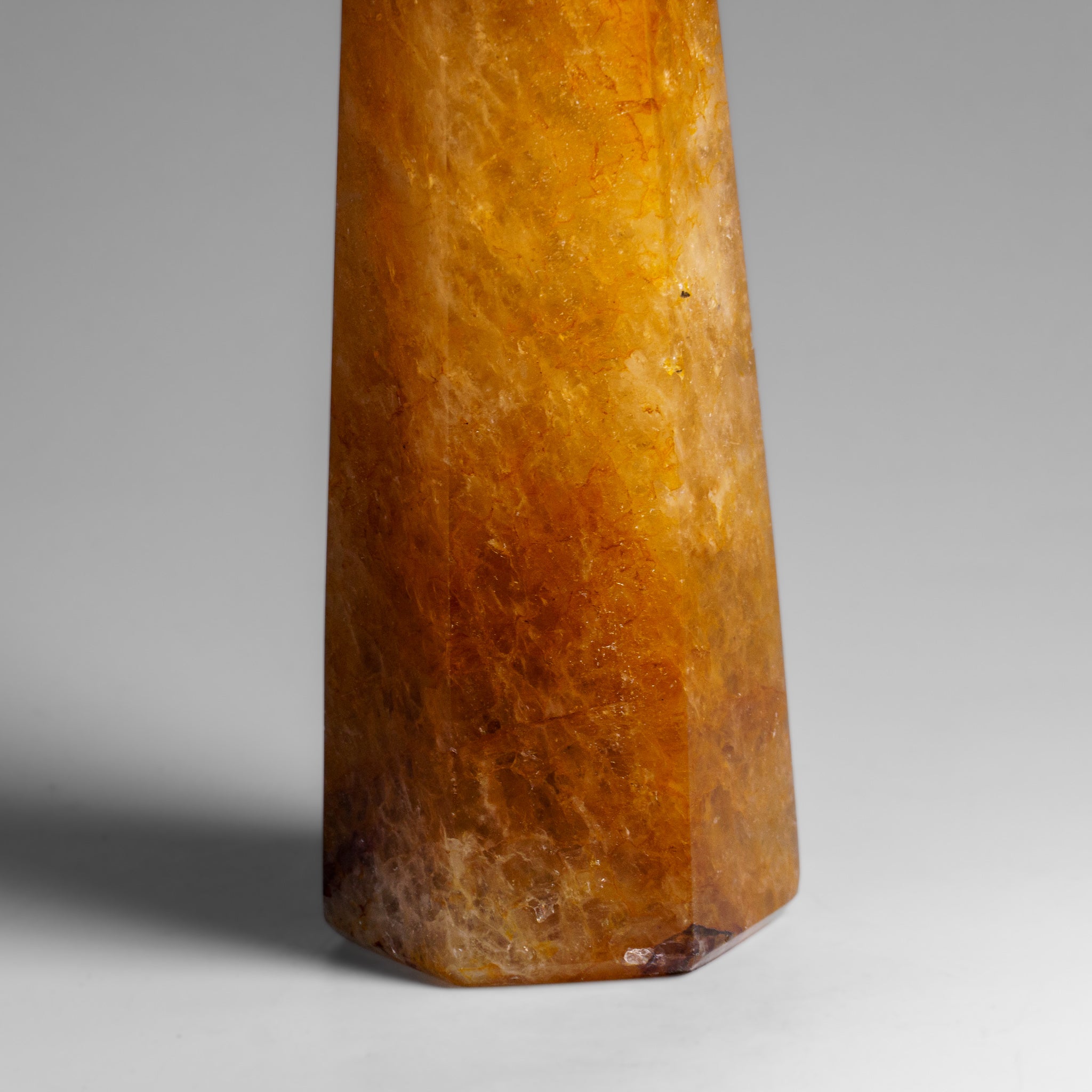 Genuine Polished Lemon Quartz Point (1.5 lbs)