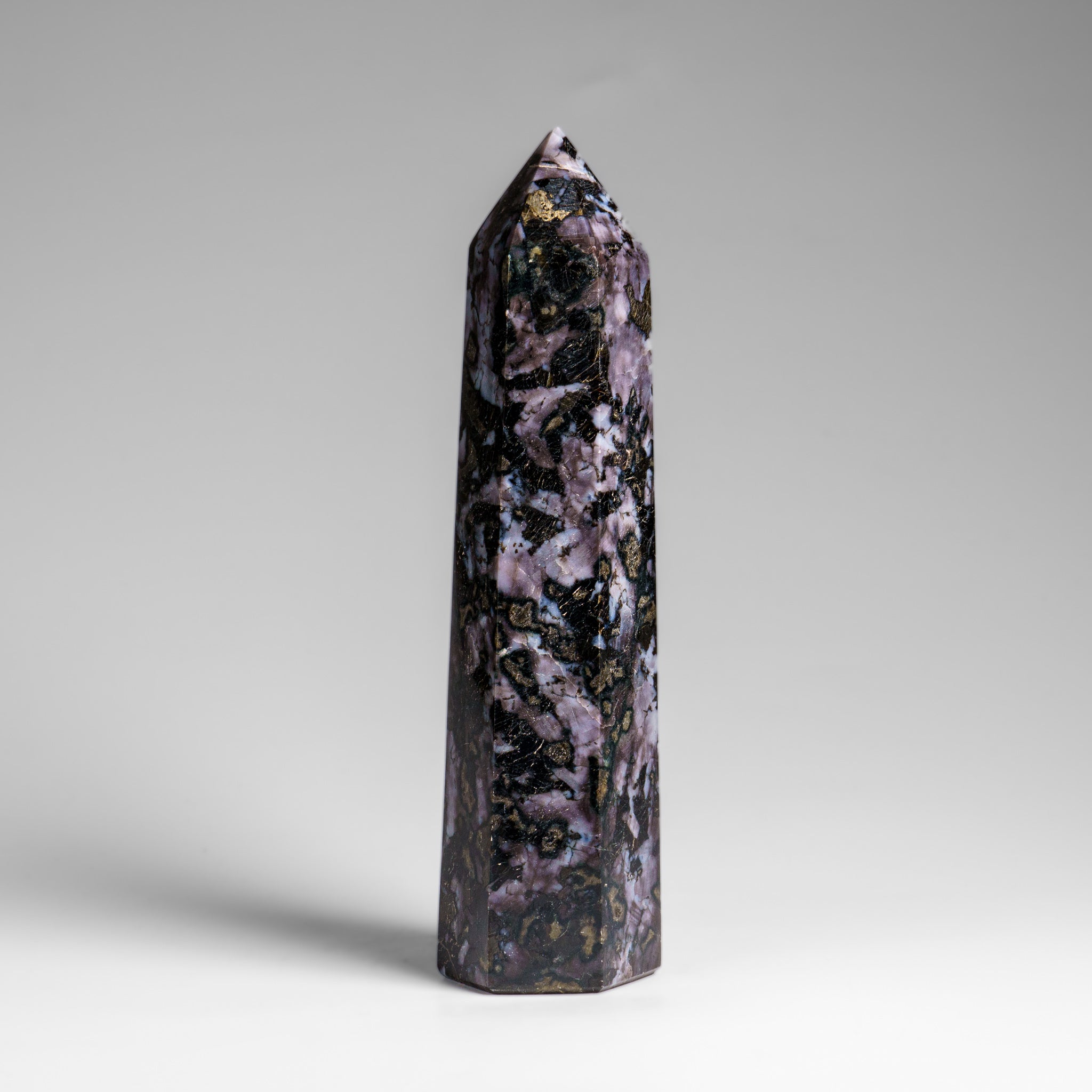 Genuine Polished Indigo Gabbro Point from Madagascar (.8 lbs)