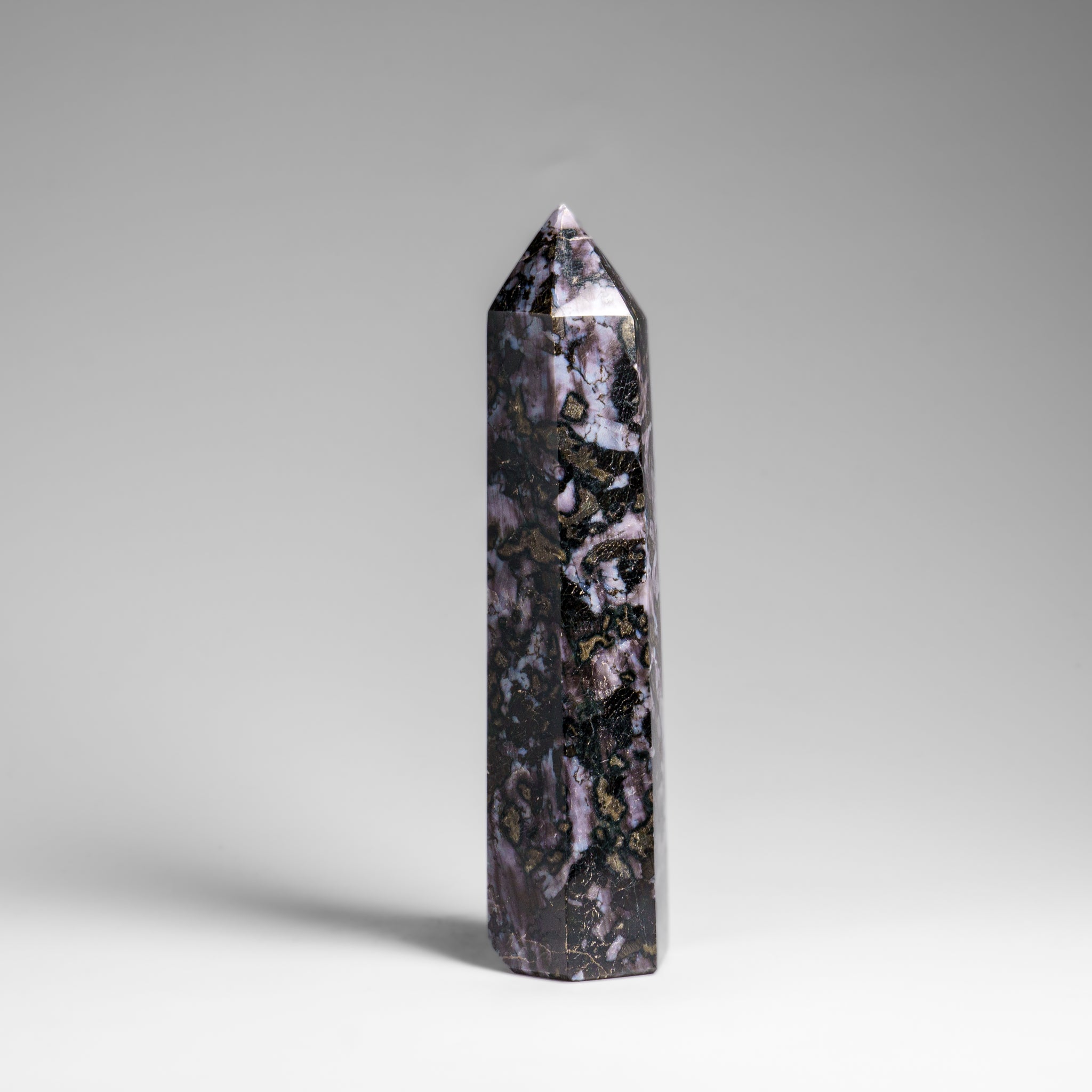 Genuine Polished Indigo Gabbro Point from Madagascar (.8 lbs)