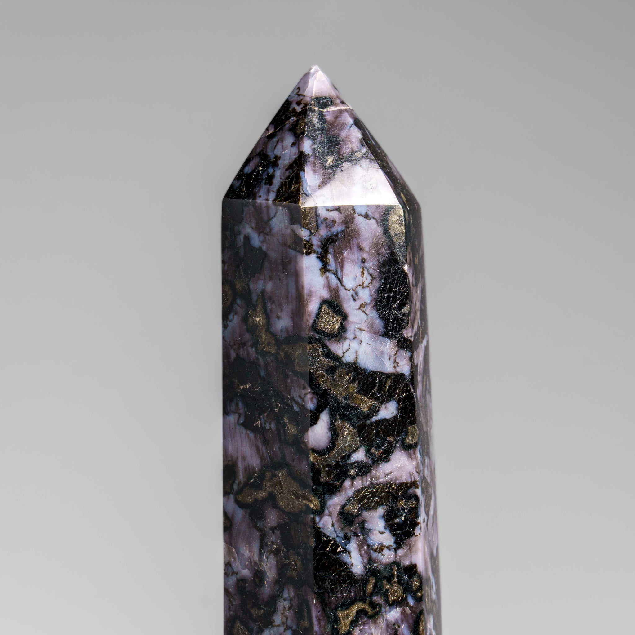 Genuine Polished Indigo Gabbro Point from Madagascar (.8 lbs)