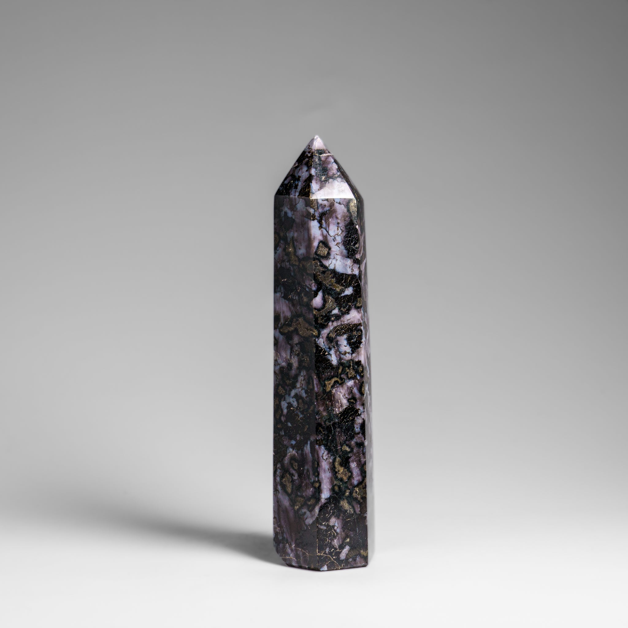 Genuine Polished Indigo Gabbro Point from Madagascar (.8 lbs)