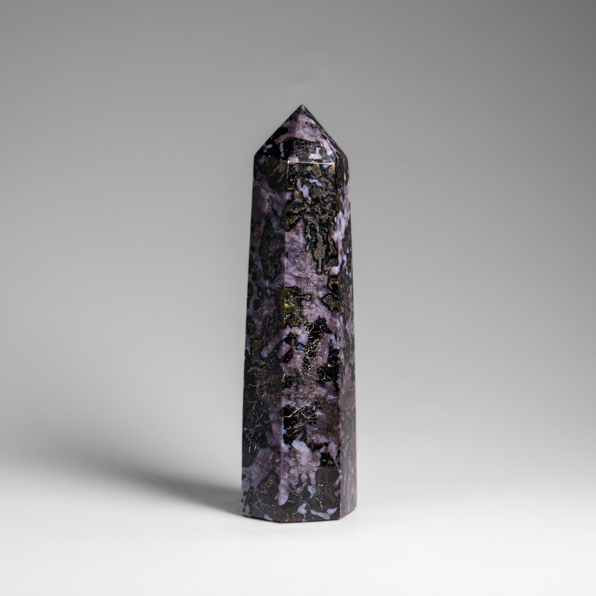 Genuine Polished Indigo Gabbro Point from Madagascar (1 lbs)