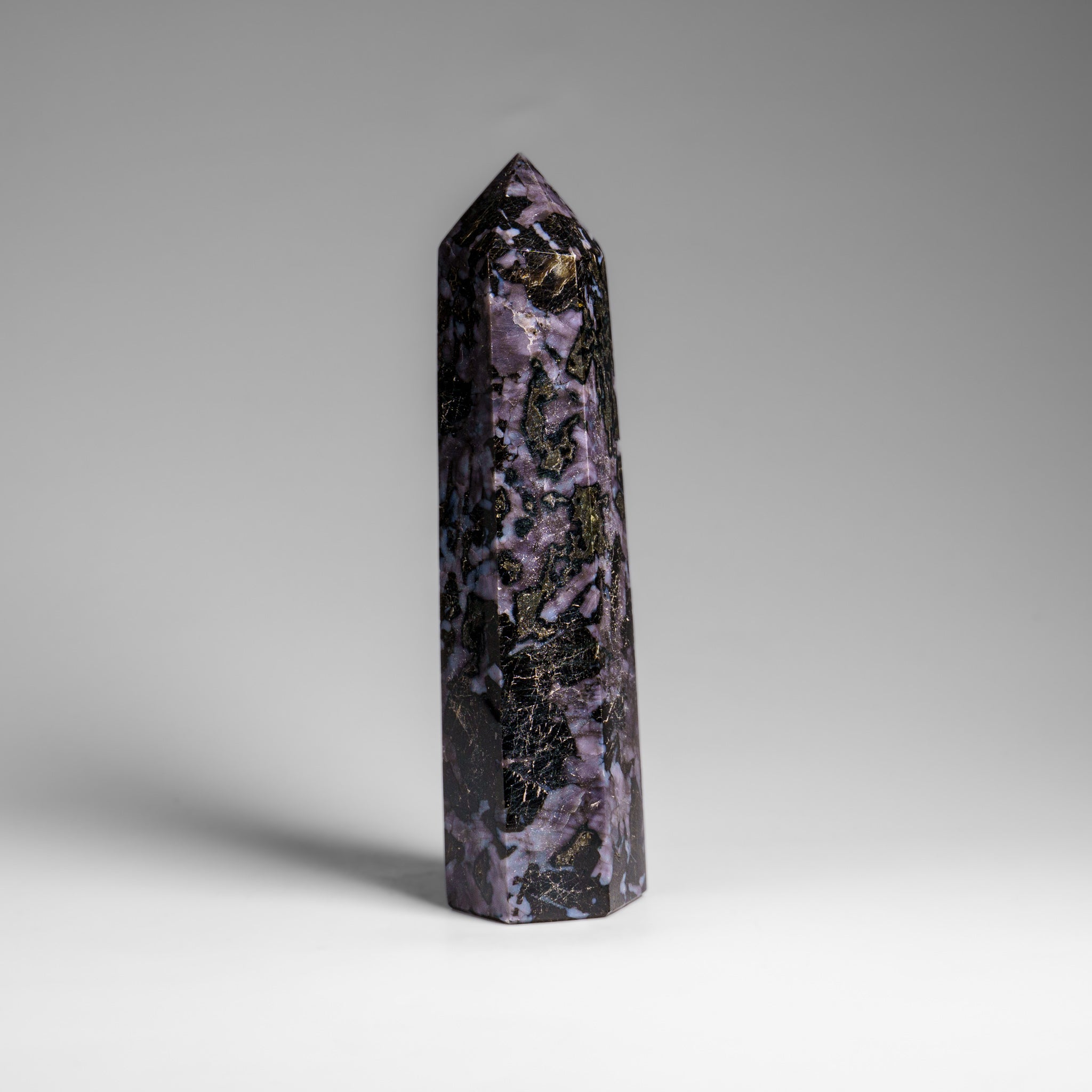 Genuine Polished Indigo Gabbro Point from Madagascar (1 lbs)