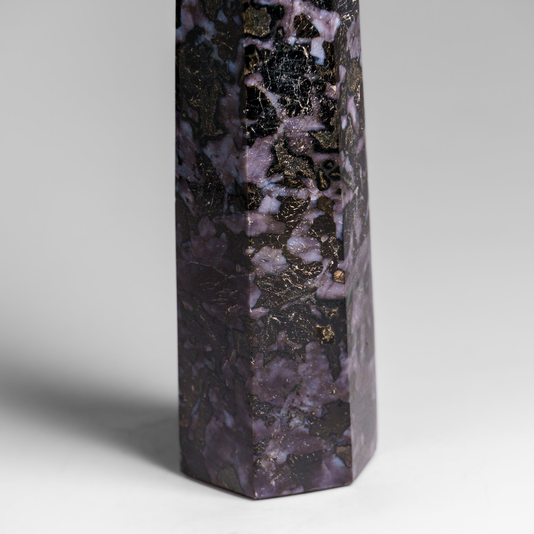 Genuine Polished Indigo Gabbro Point from Madagascar (1 lbs)