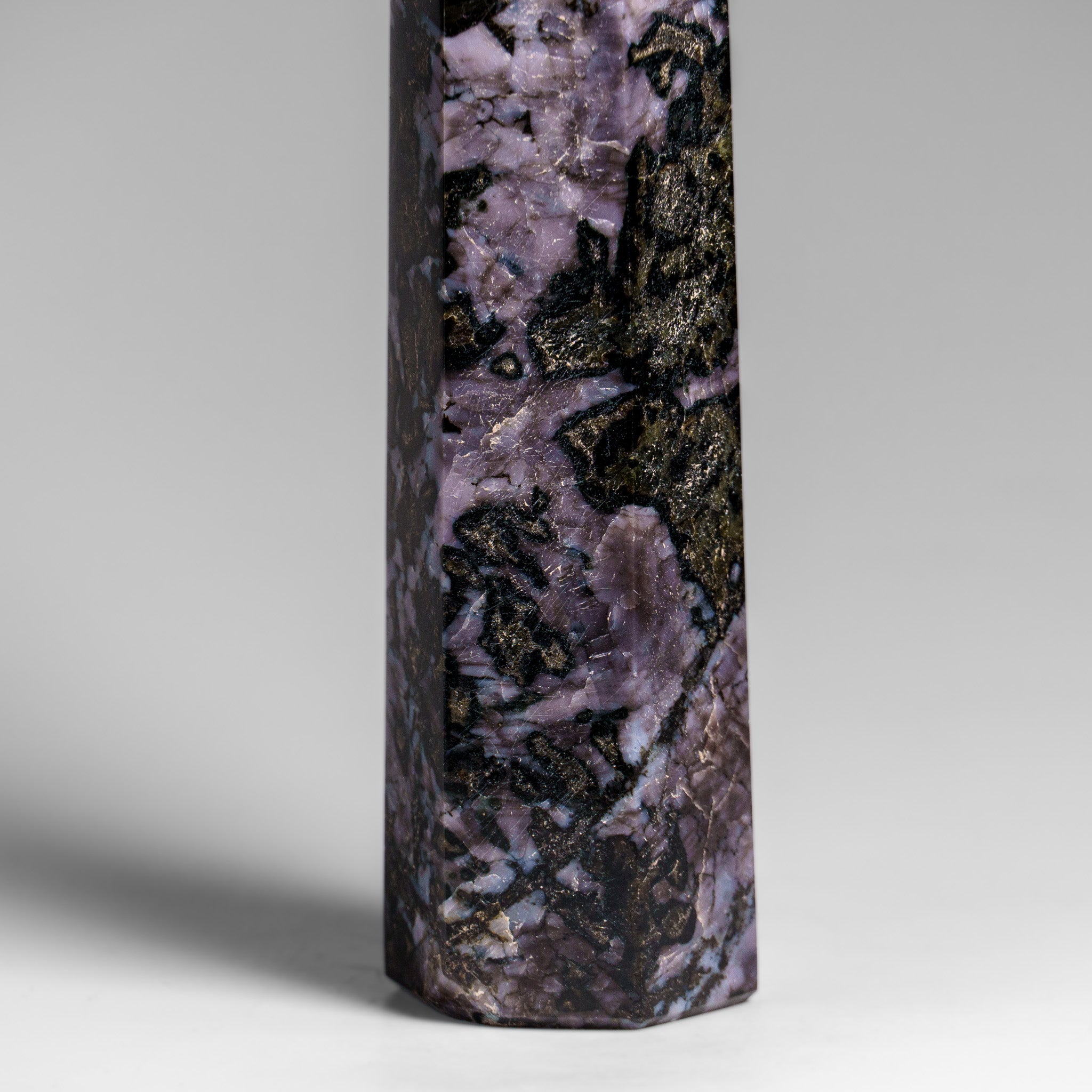 Genuine Polished Indigo Gabbro Point from Madagascar (.9 lbs)