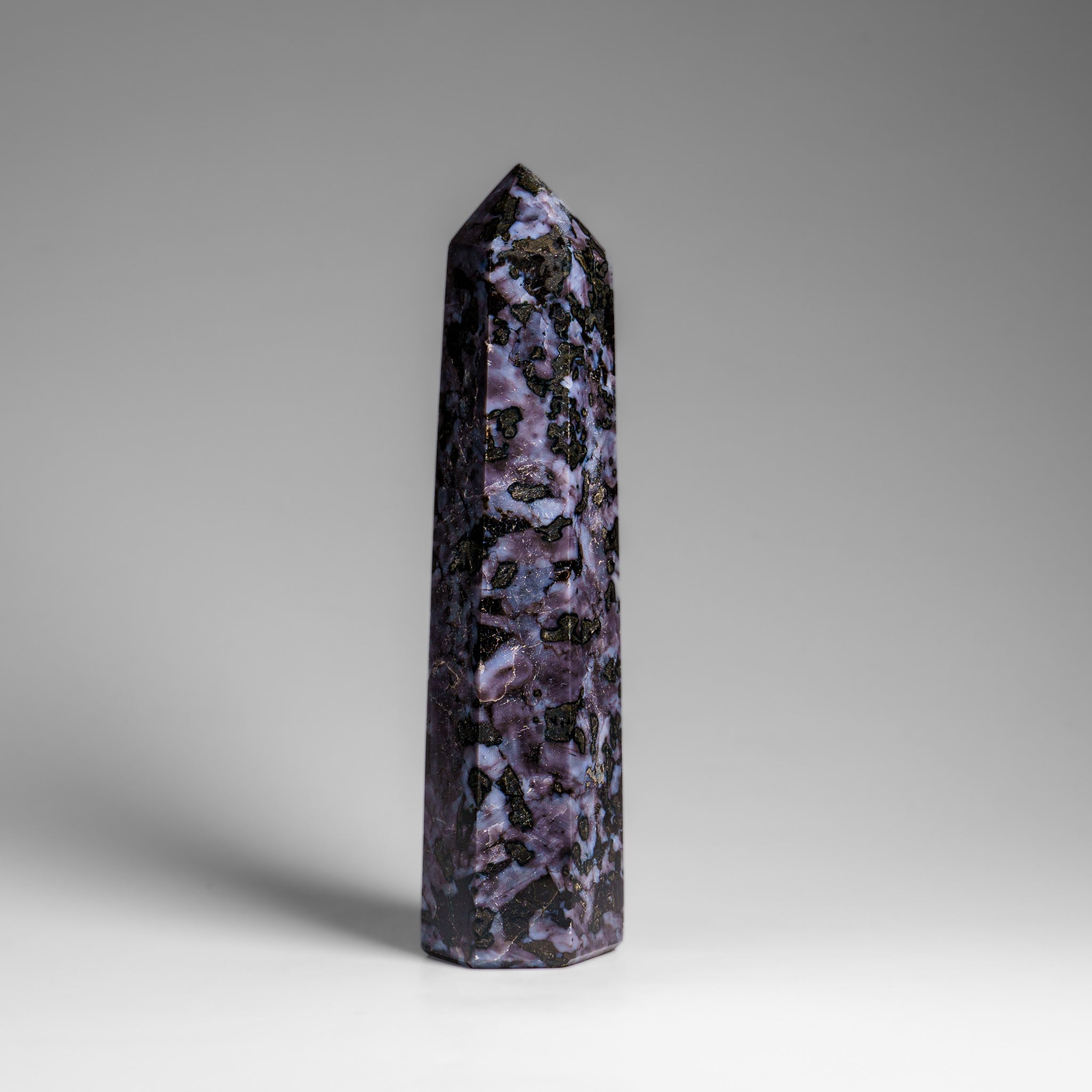 Genuine Polished Indigo Gabbro Point from Madagascar (1 lbs)