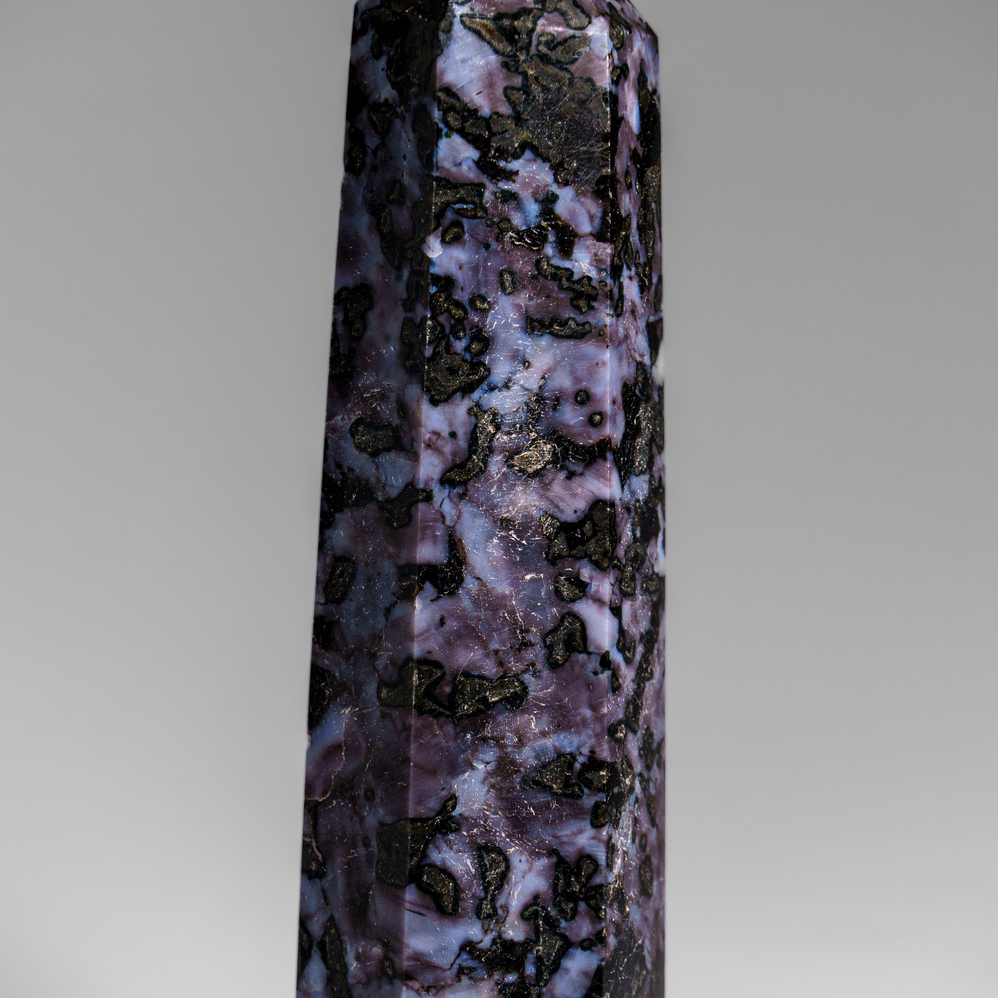 Genuine Polished Indigo Gabbro Point from Madagascar (1 lbs)