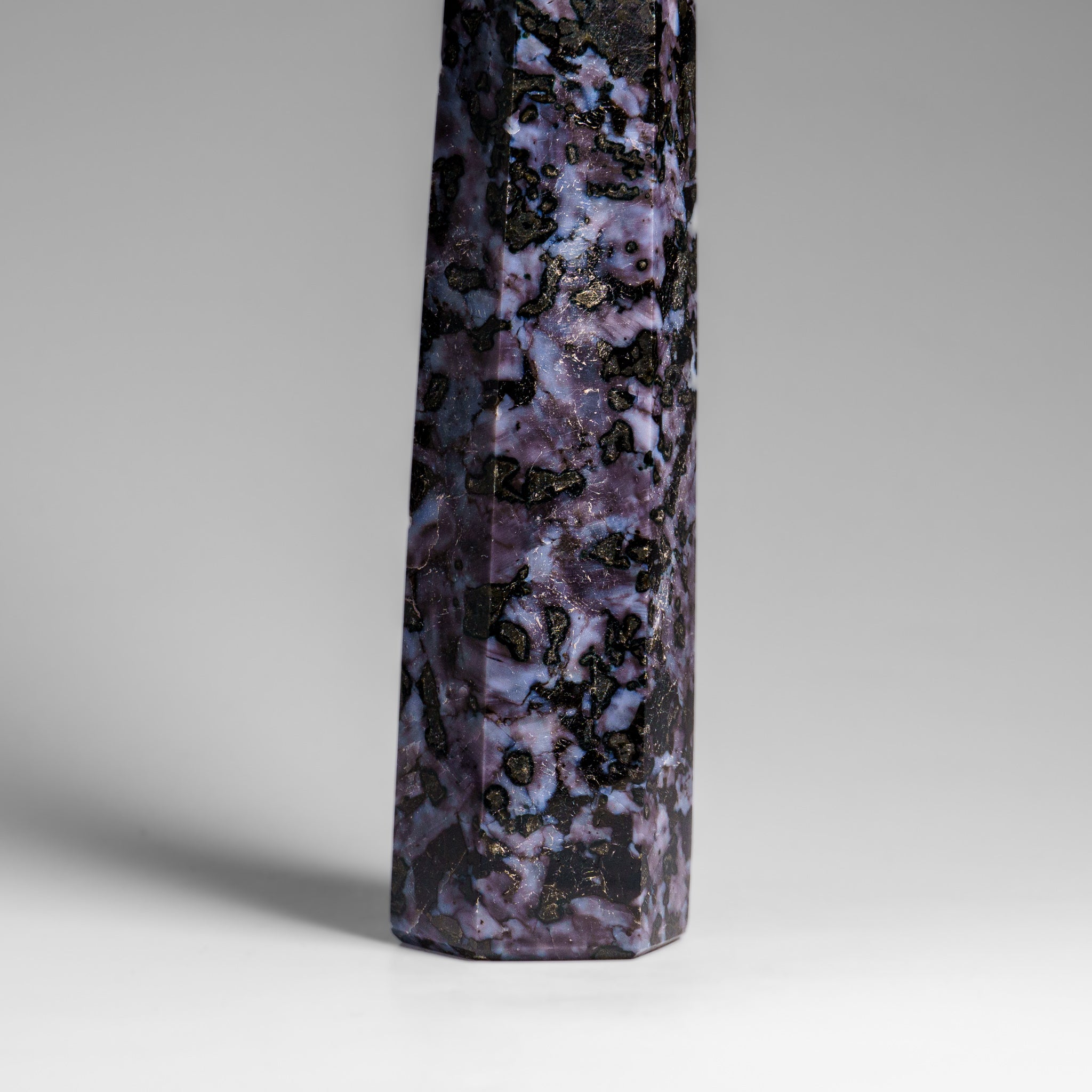 Genuine Polished Indigo Gabbro Point from Madagascar (1 lbs)